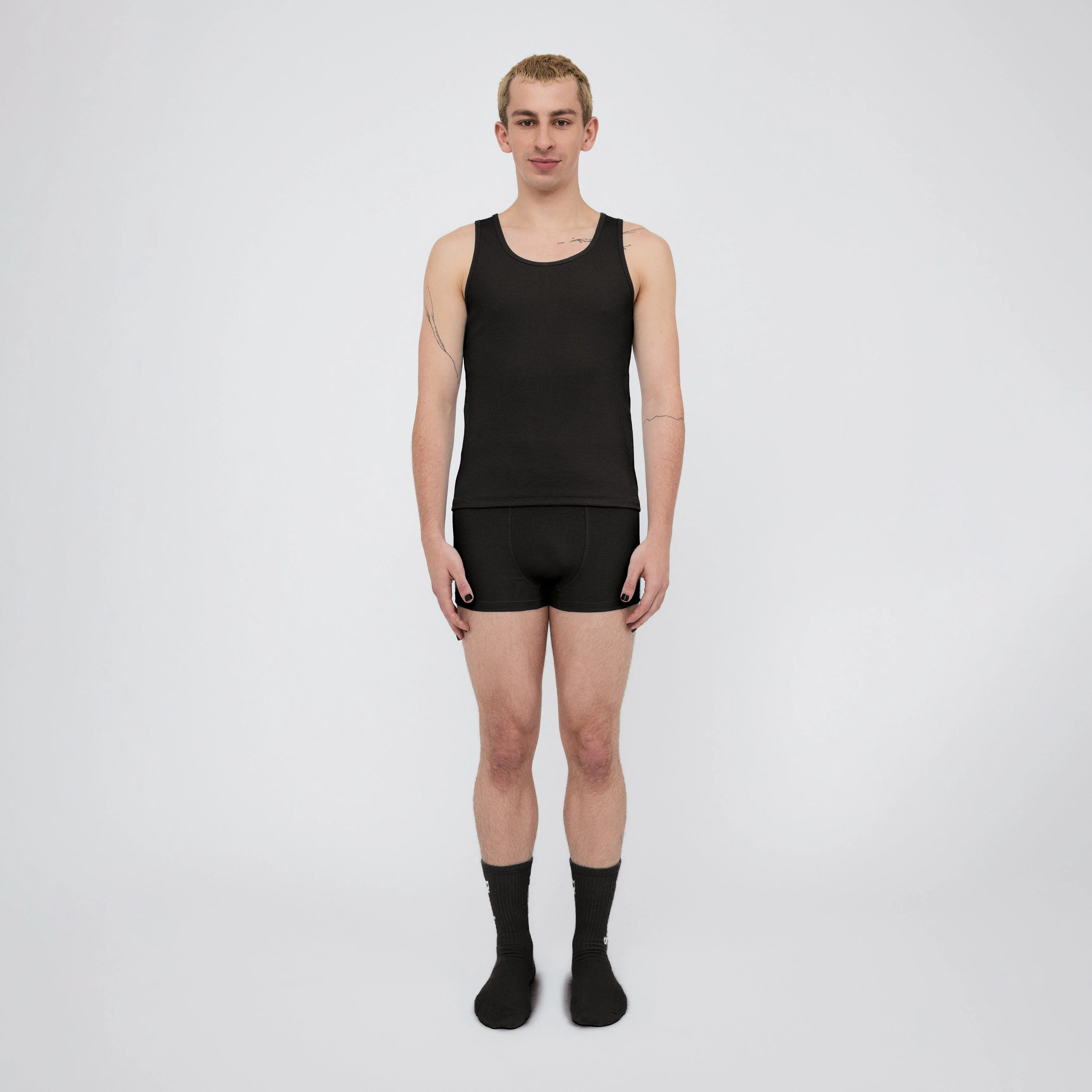 The Pleasing Ribbed Tank | Black - Image 25