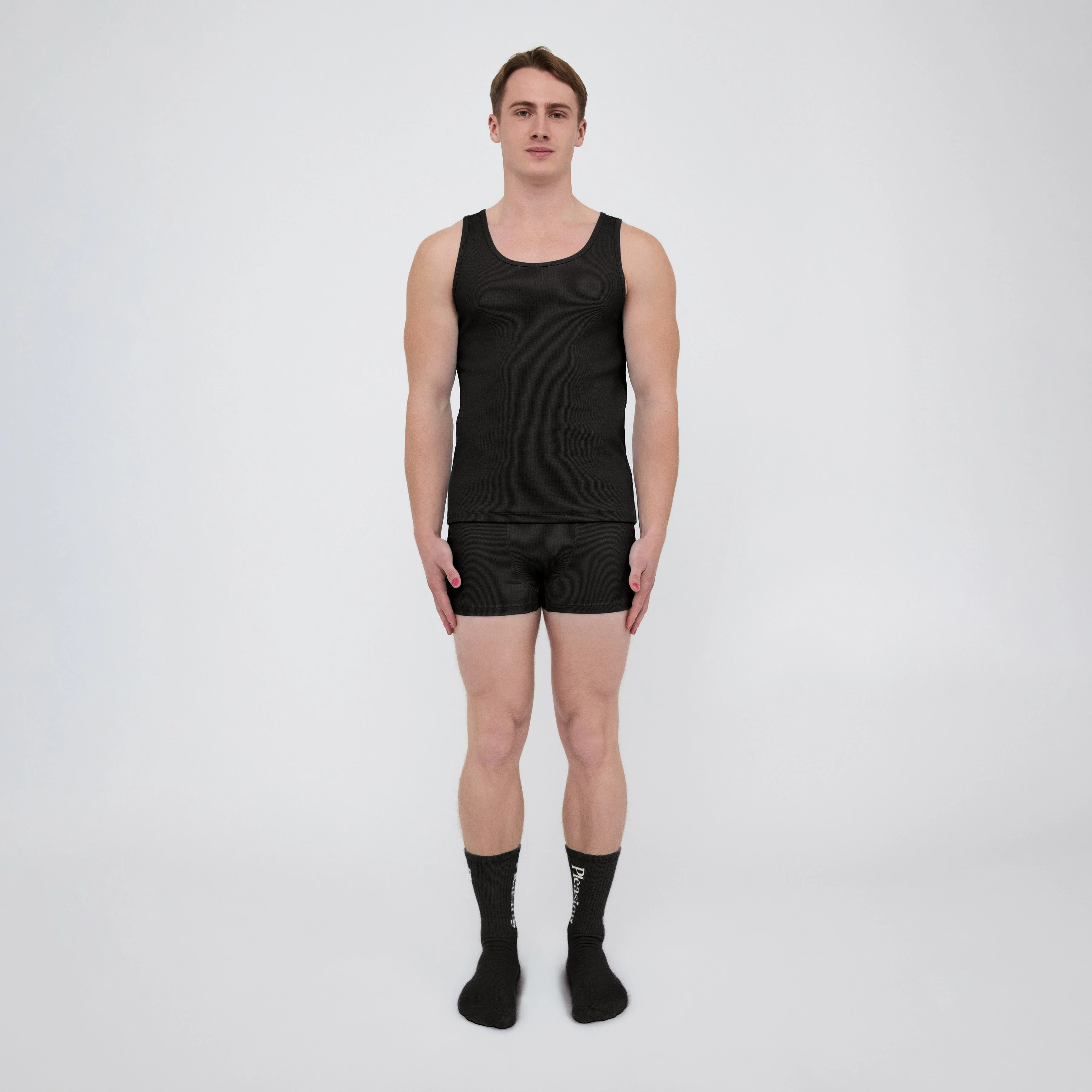 The Pleasing Ribbed Tank | Black - Image 28