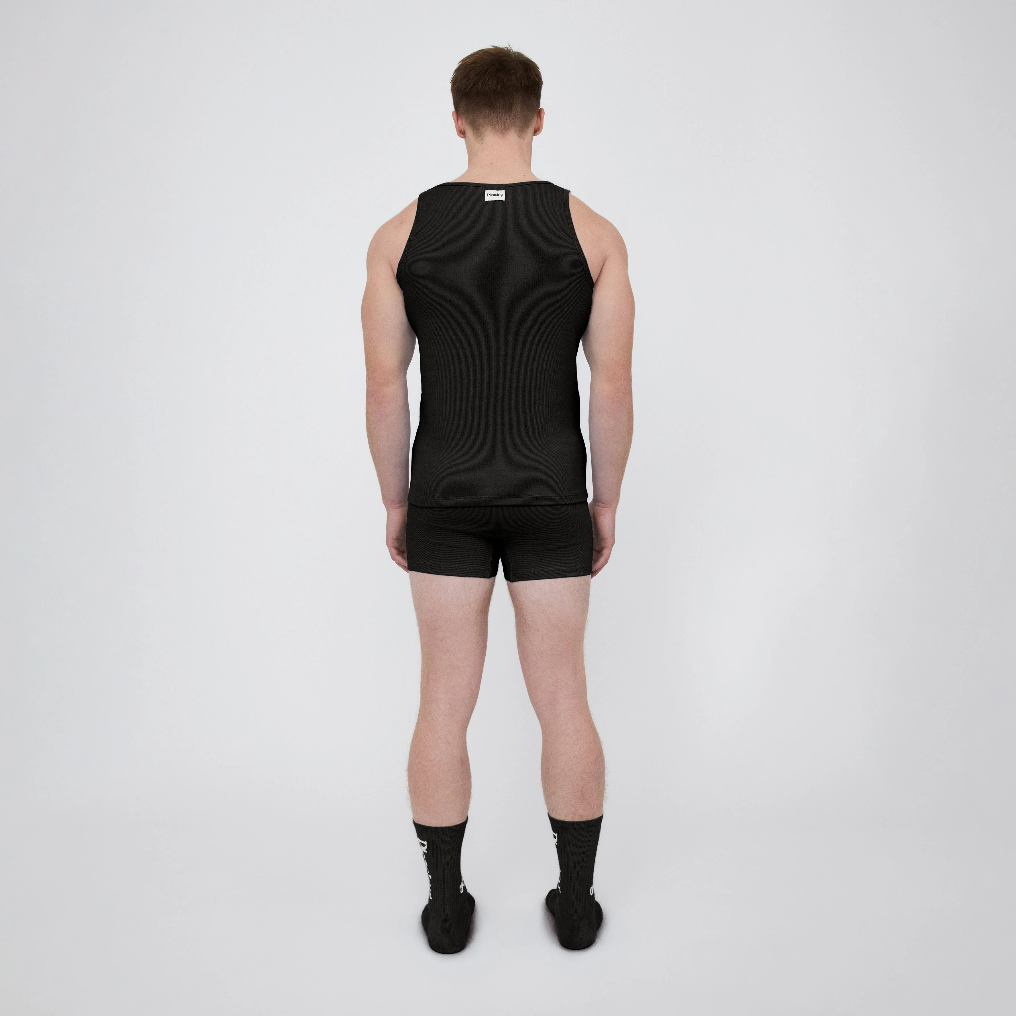 The Pleasing Ribbed Tank | Black - Image 29