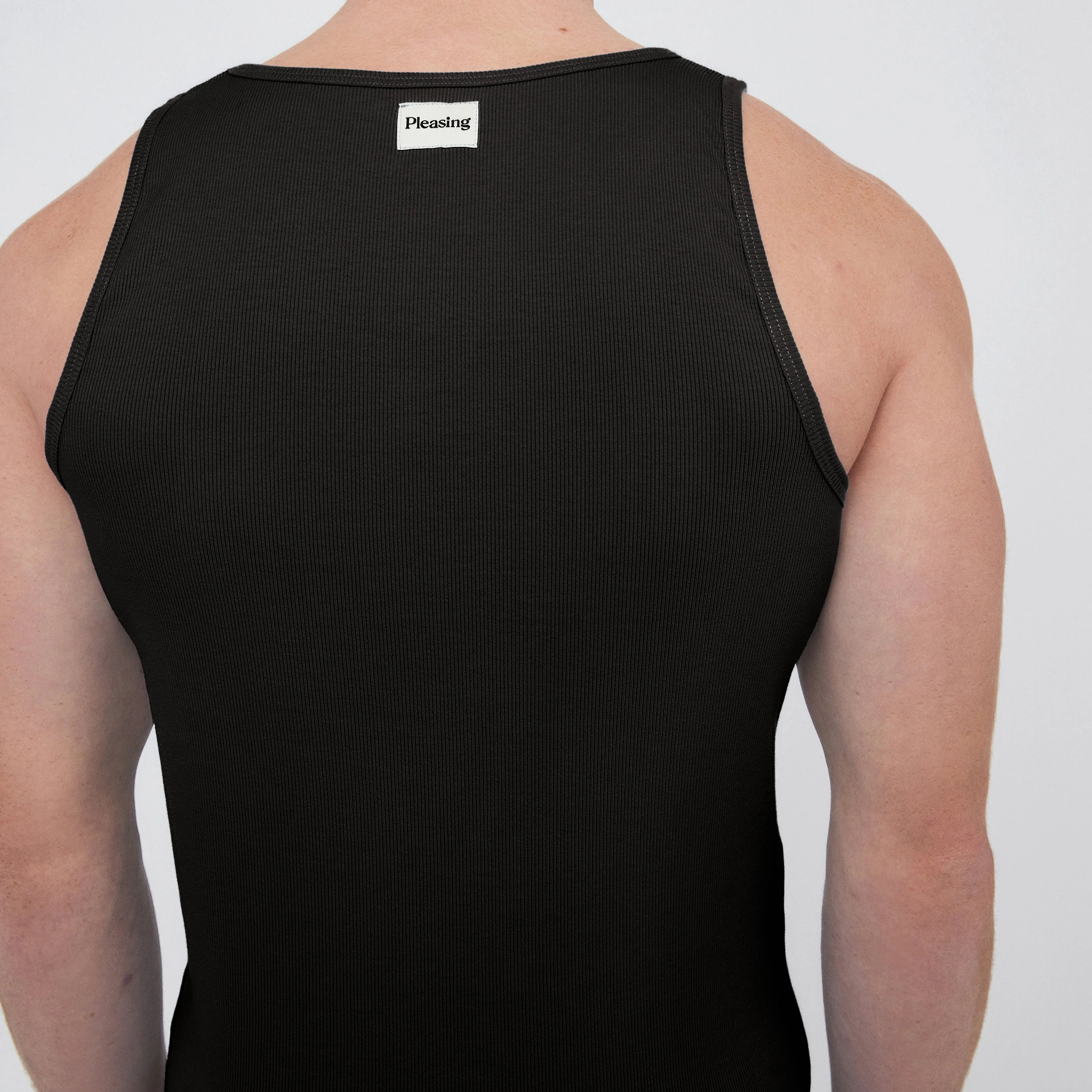 The Pleasing Ribbed Tank | Black - Image 30