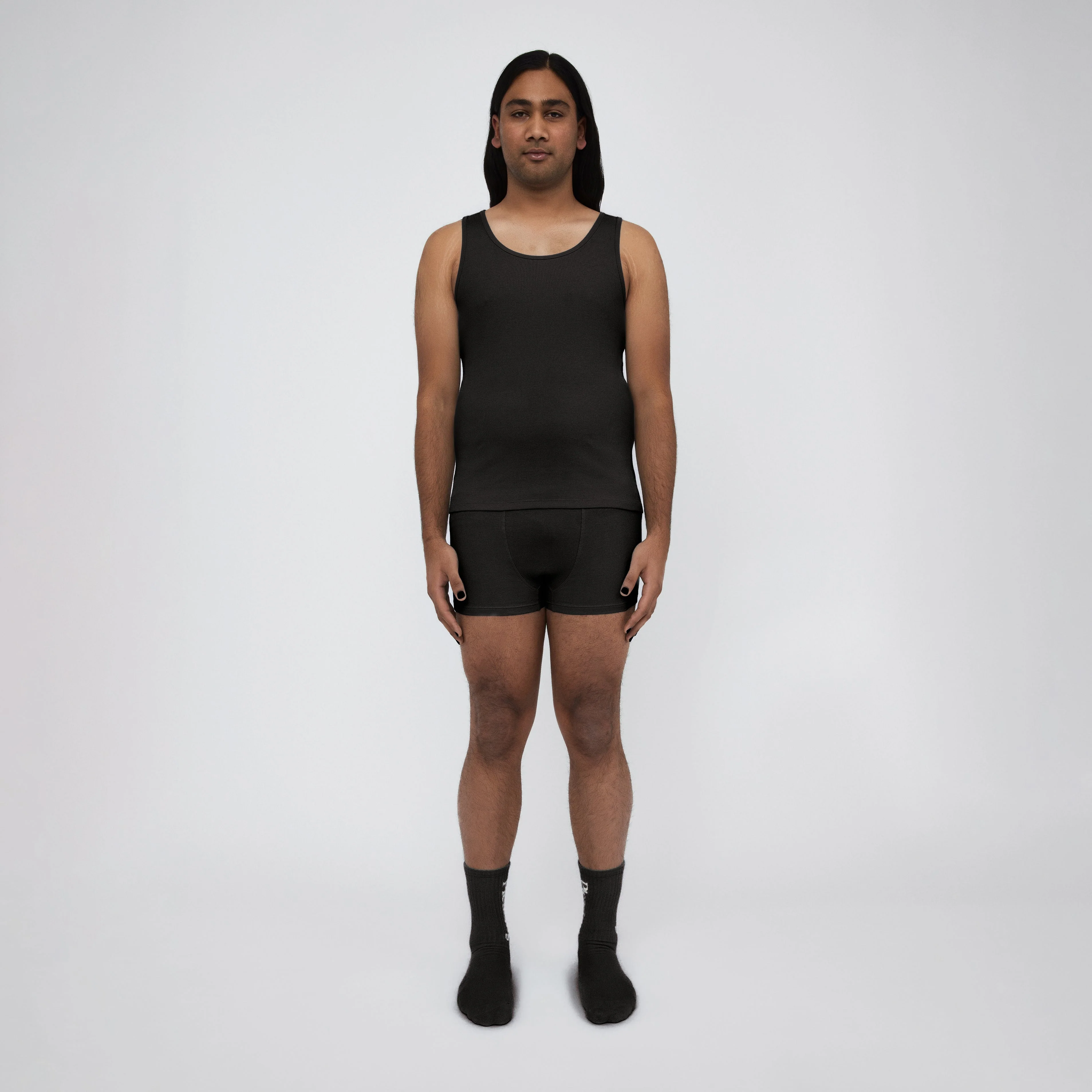 The Pleasing Ribbed Tank | Black - Image 31