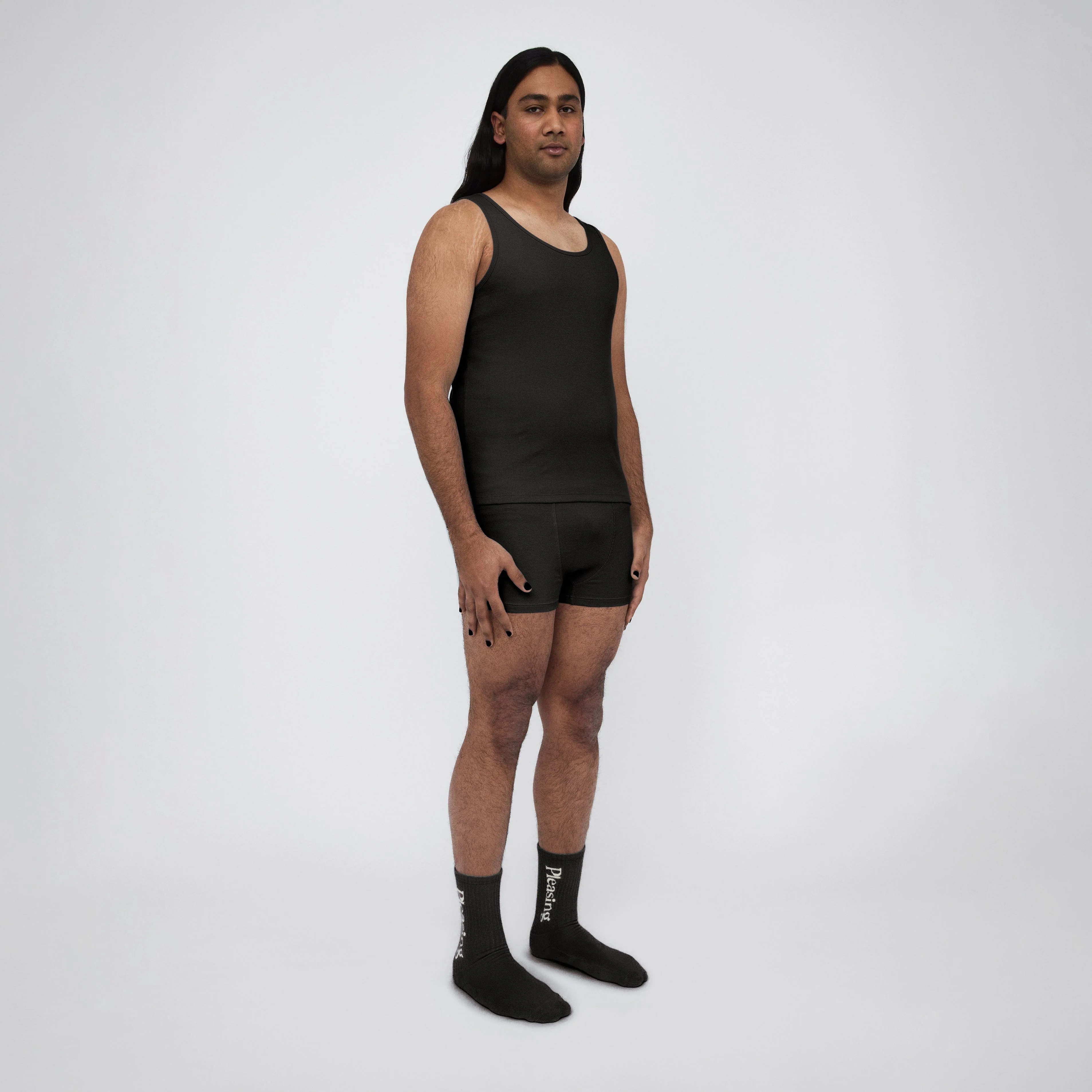 The Pleasing Ribbed Tank | Black - Image 32