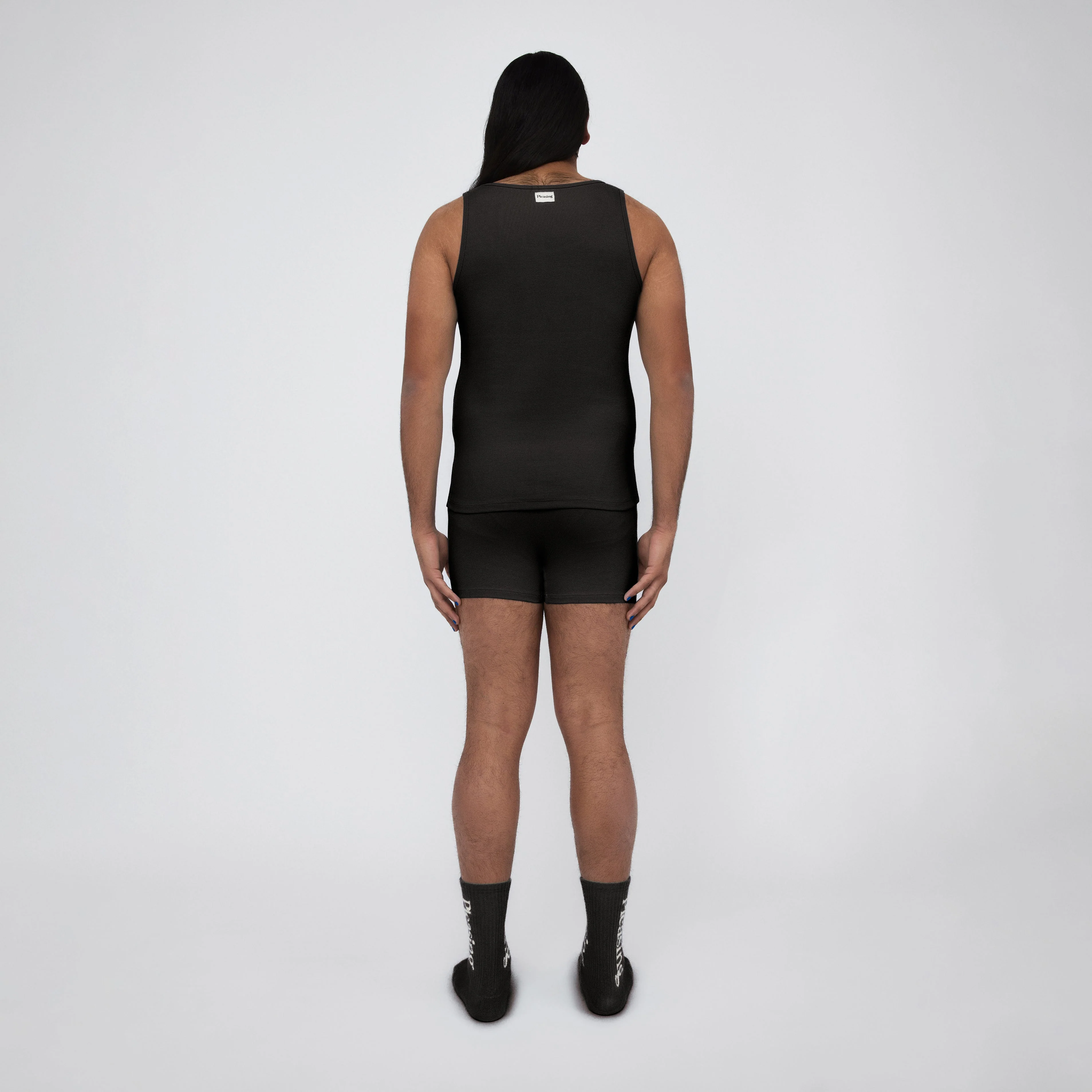 The Pleasing Ribbed Tank | Black - Image 33