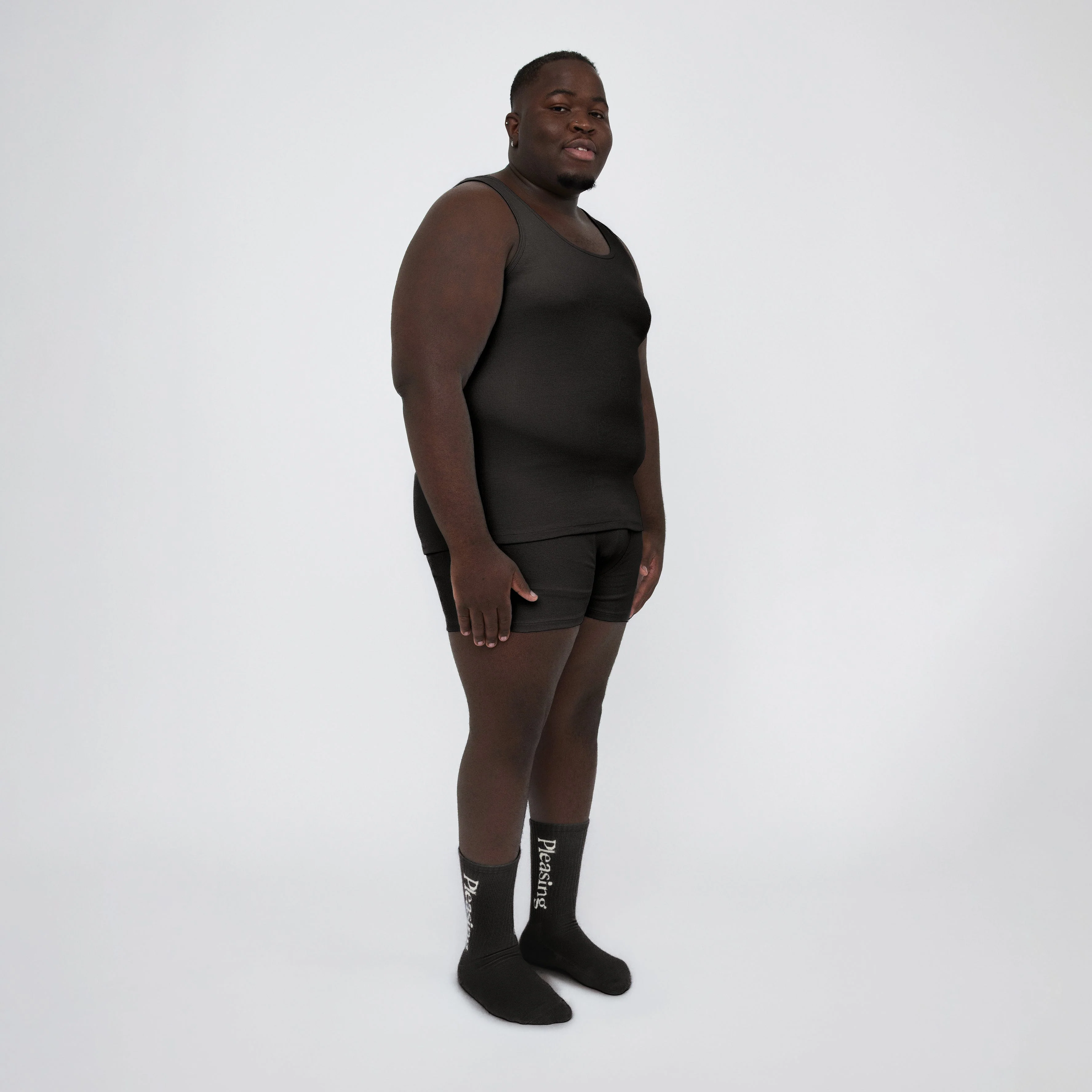 The Pleasing Ribbed Tank | Black - Image 35