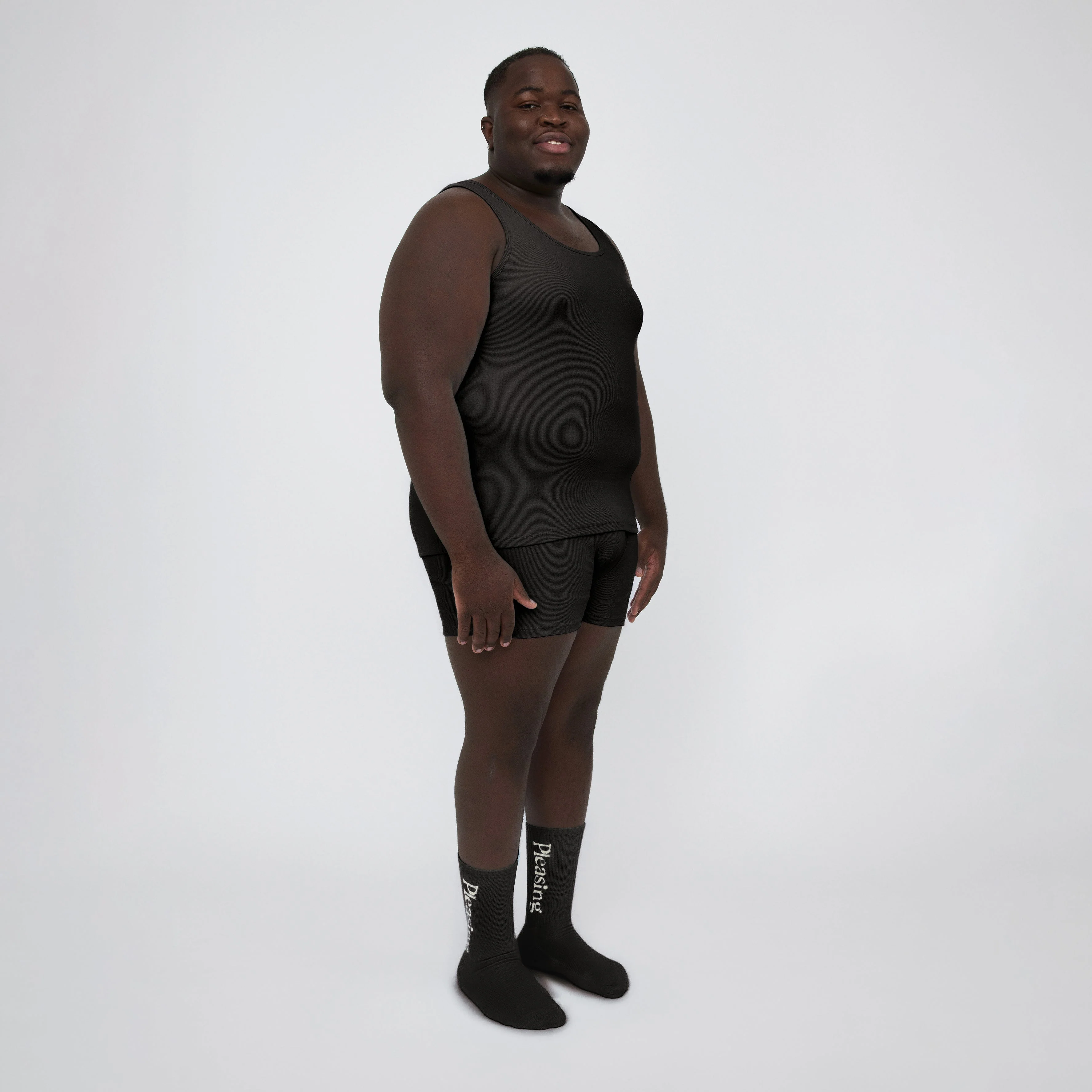 The Pleasing Ribbed Tank | Black - Image 37
