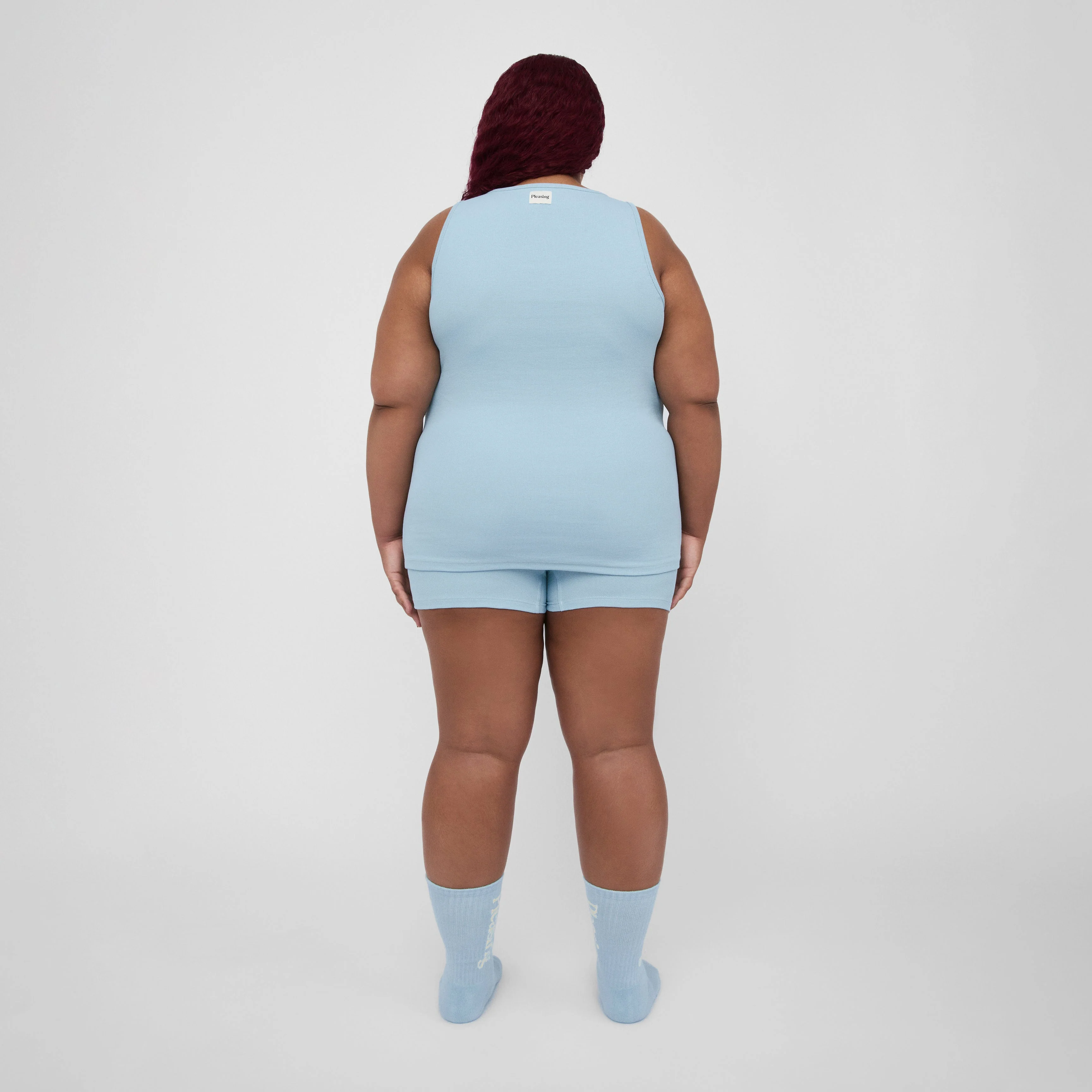 The Pleasing Ribbed Tank | Blue - Image 12