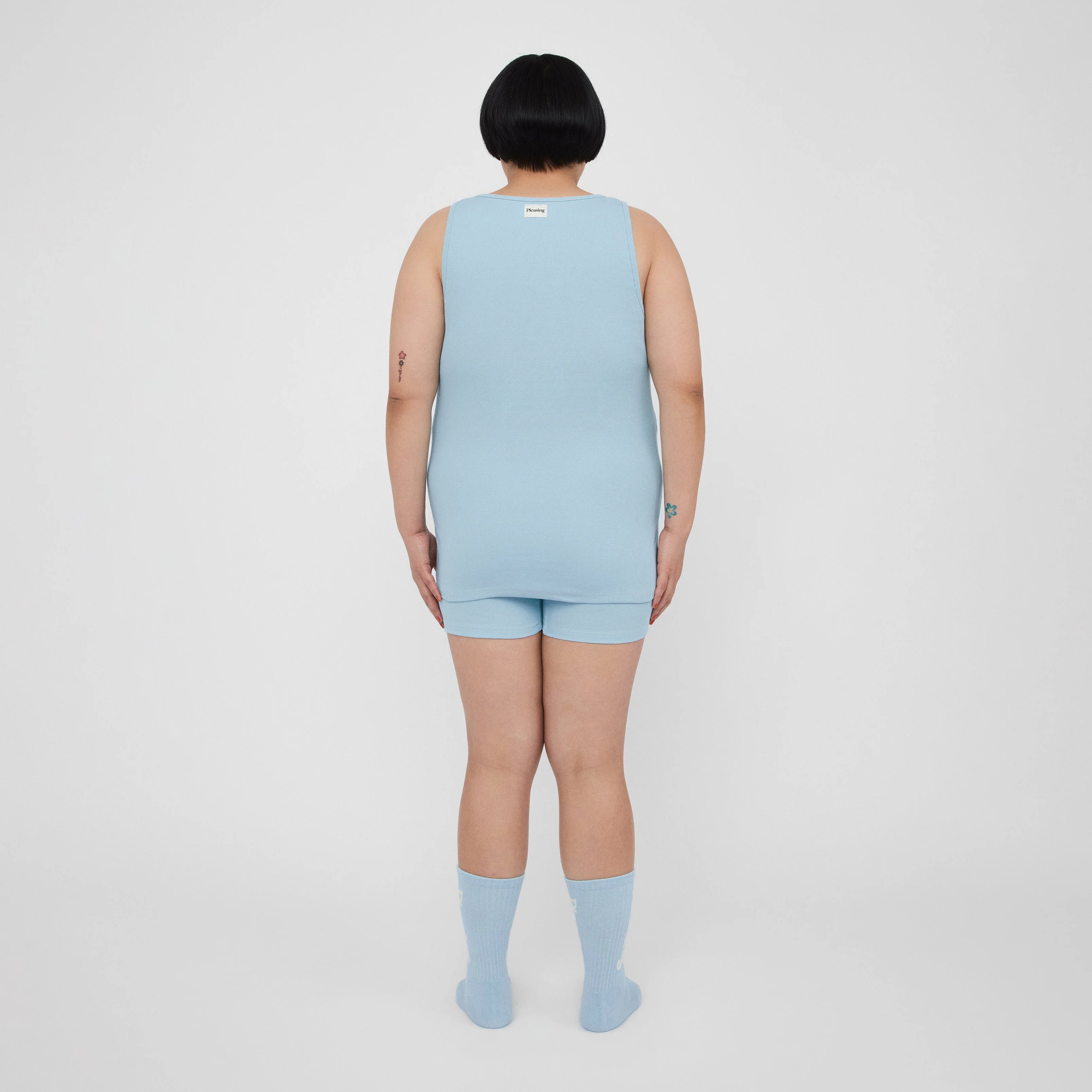 The Pleasing Ribbed Tank | Blue - Image 14