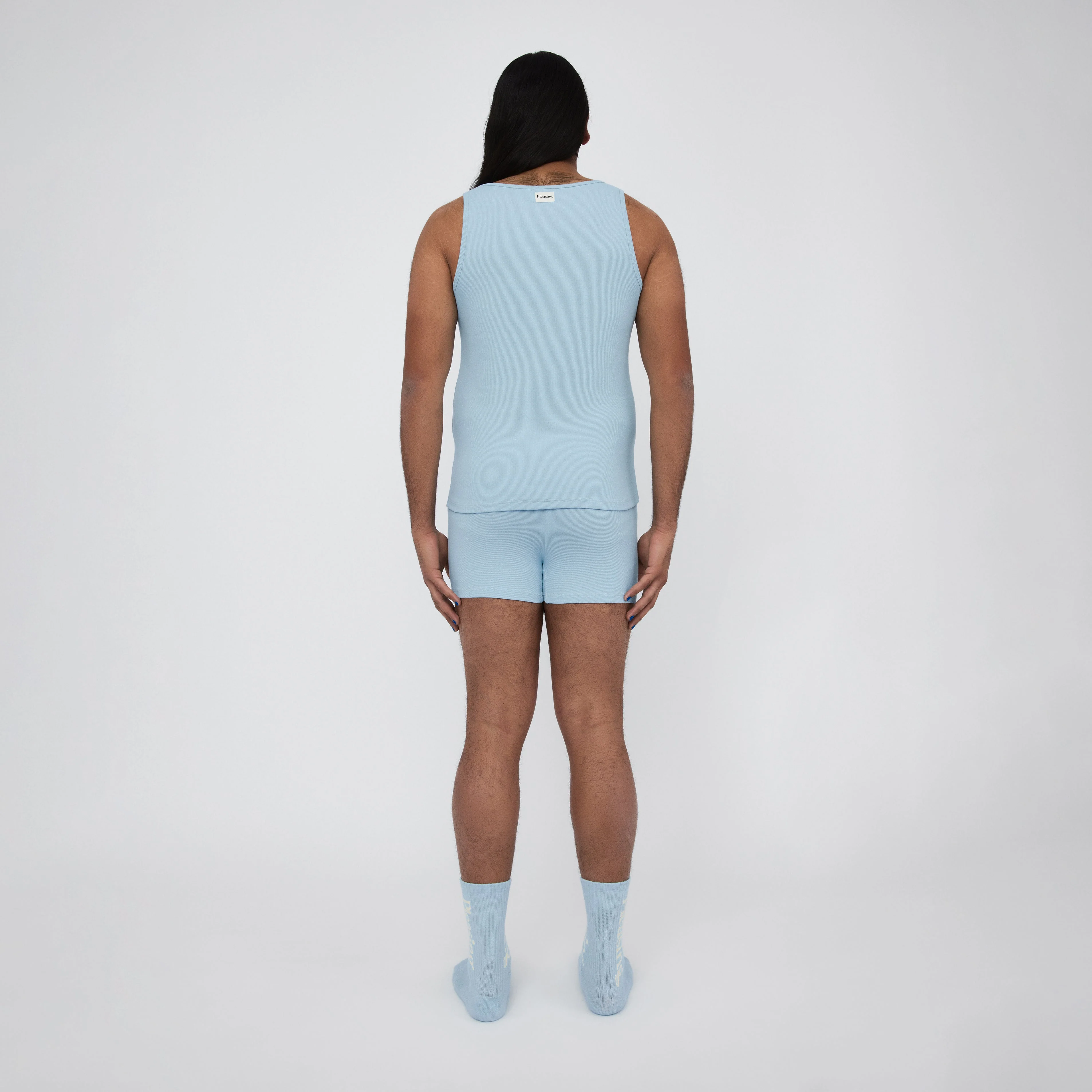 The Pleasing Ribbed Tank | Blue - Image 15