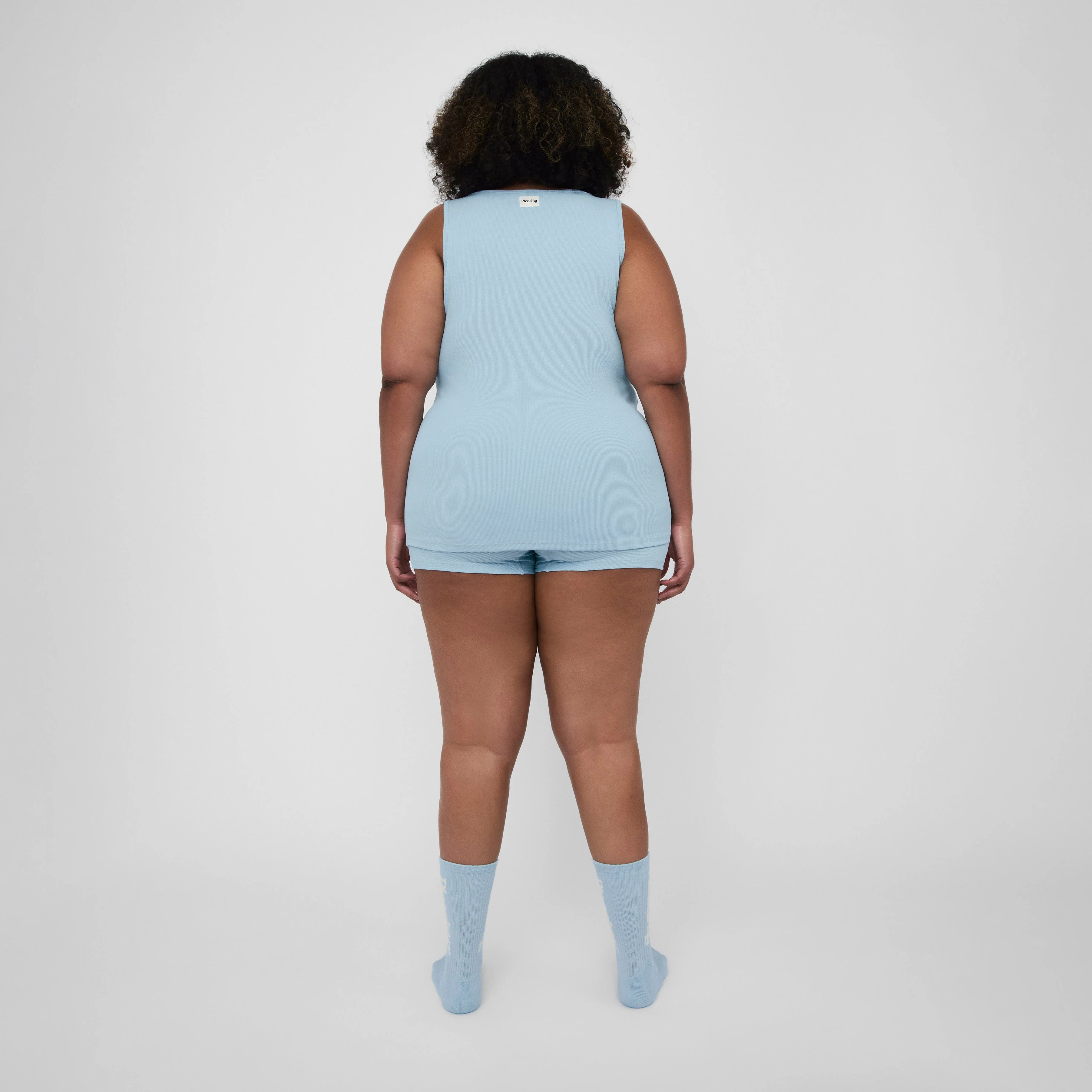 The Pleasing Ribbed Tank | Blue - Image 19