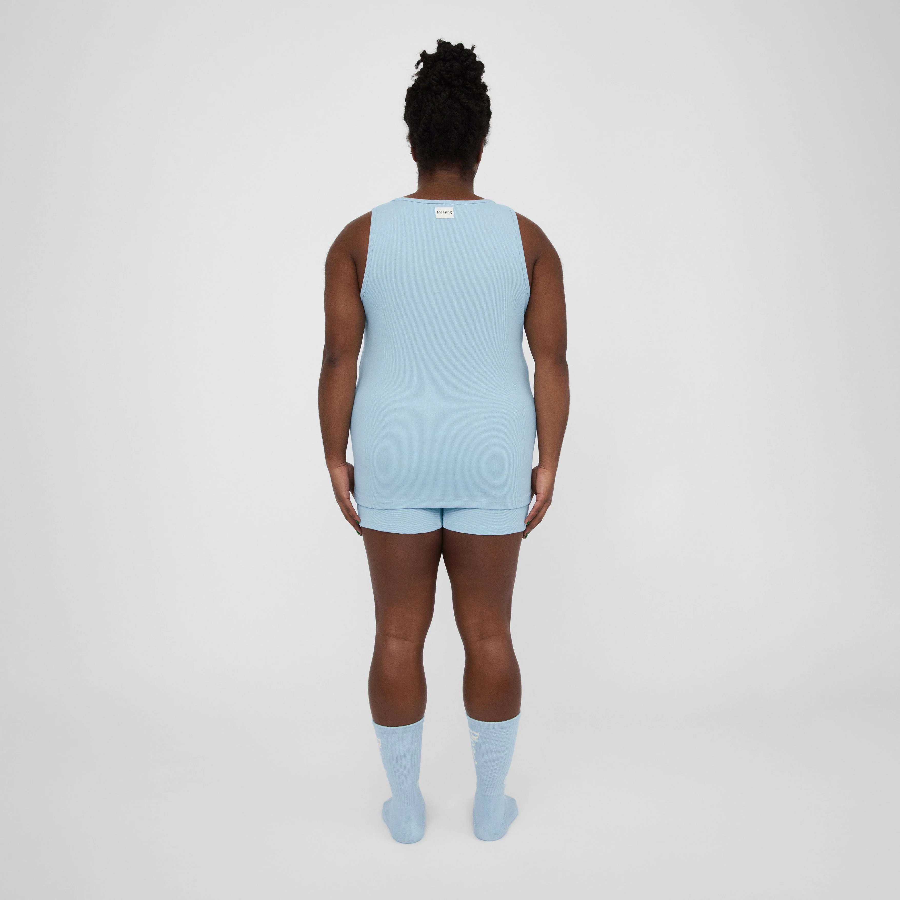 The Pleasing Ribbed Tank | Blue - Image 22