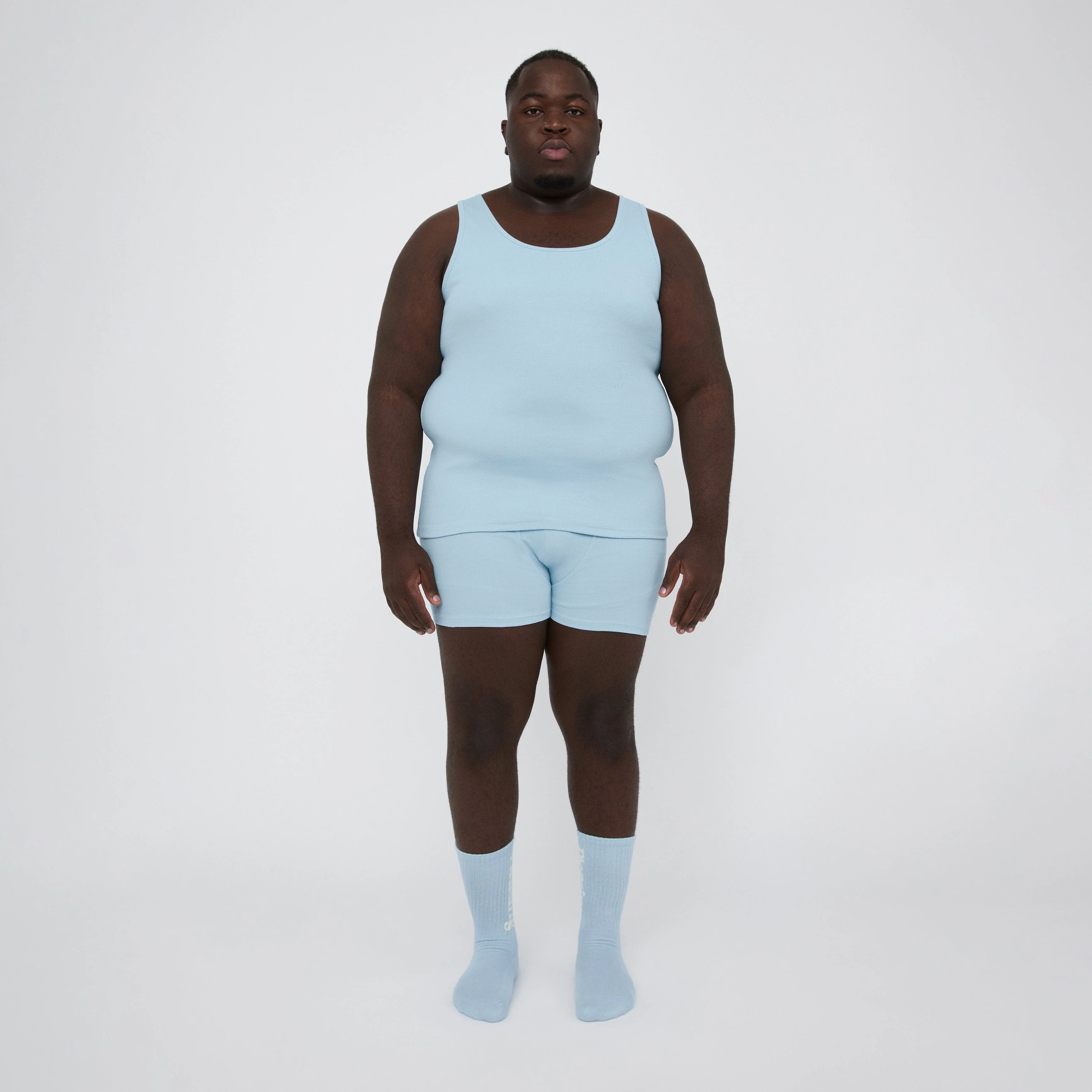 The Pleasing Ribbed Tank | Blue - Image 23