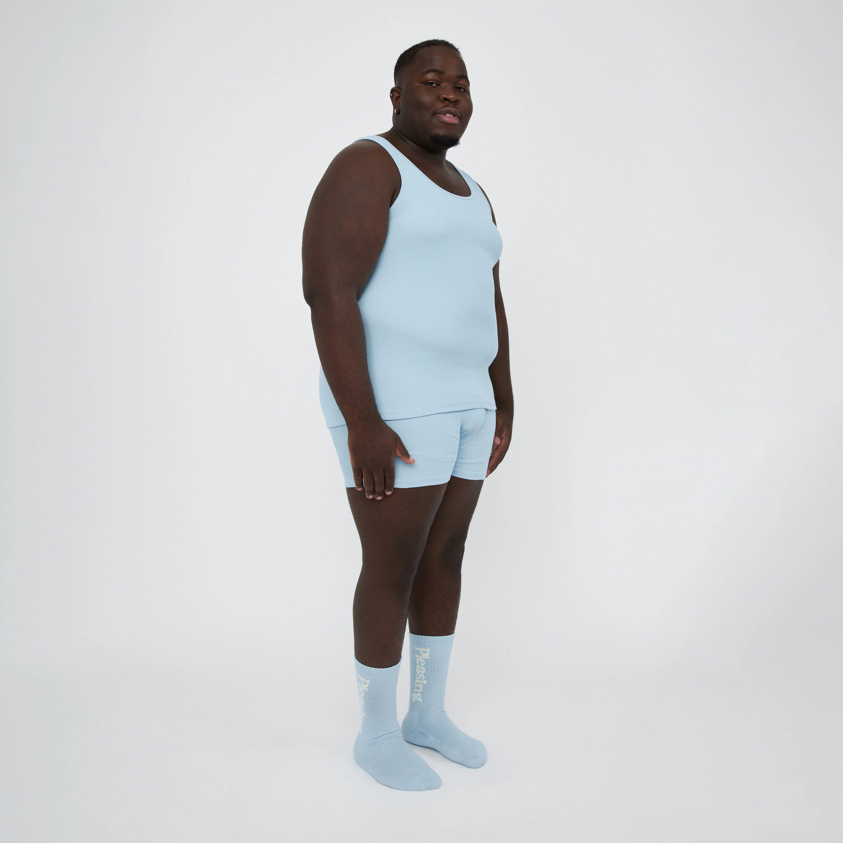 The Pleasing Ribbed Tank | Blue - Image 27