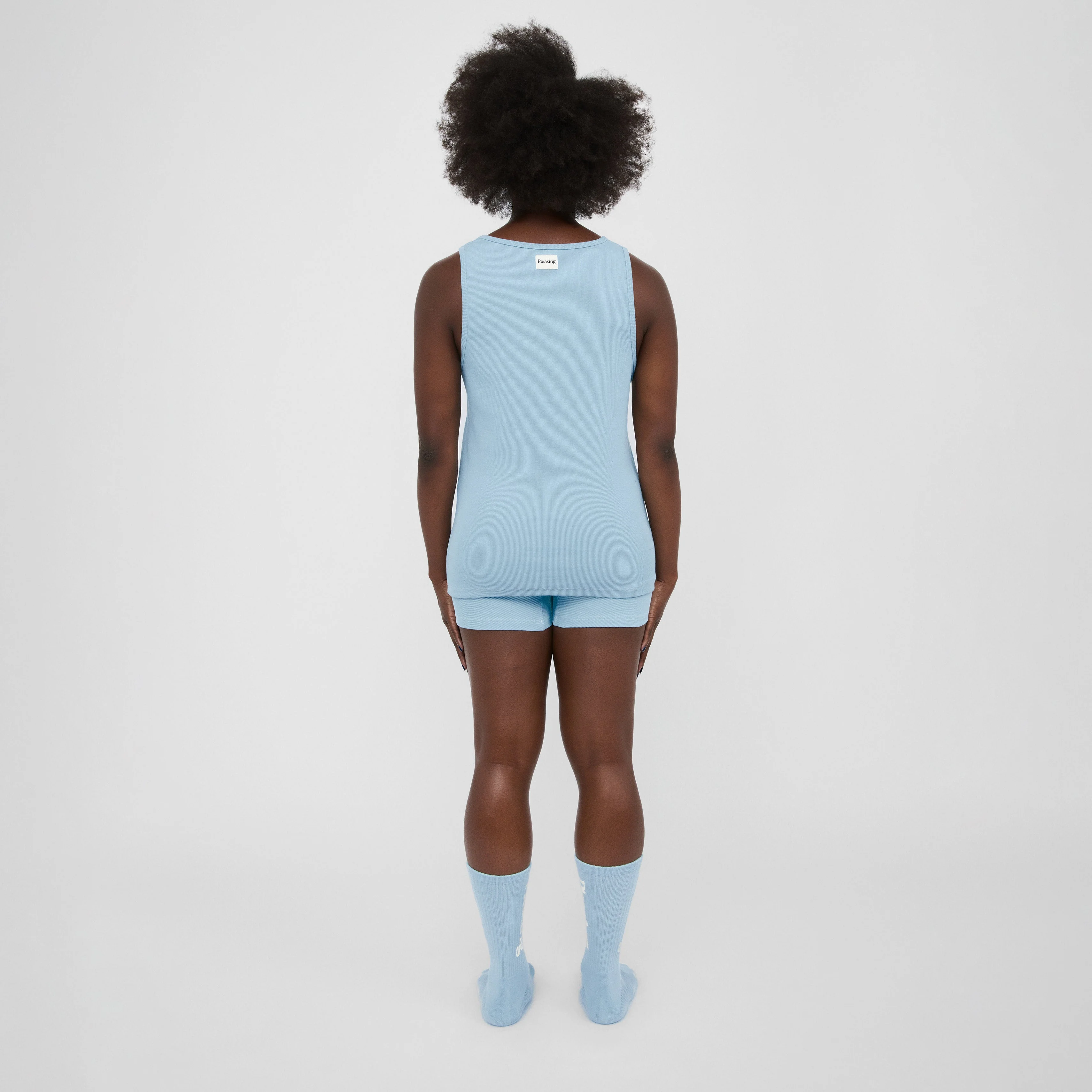The Pleasing Ribbed Tank | Blue - Image 45