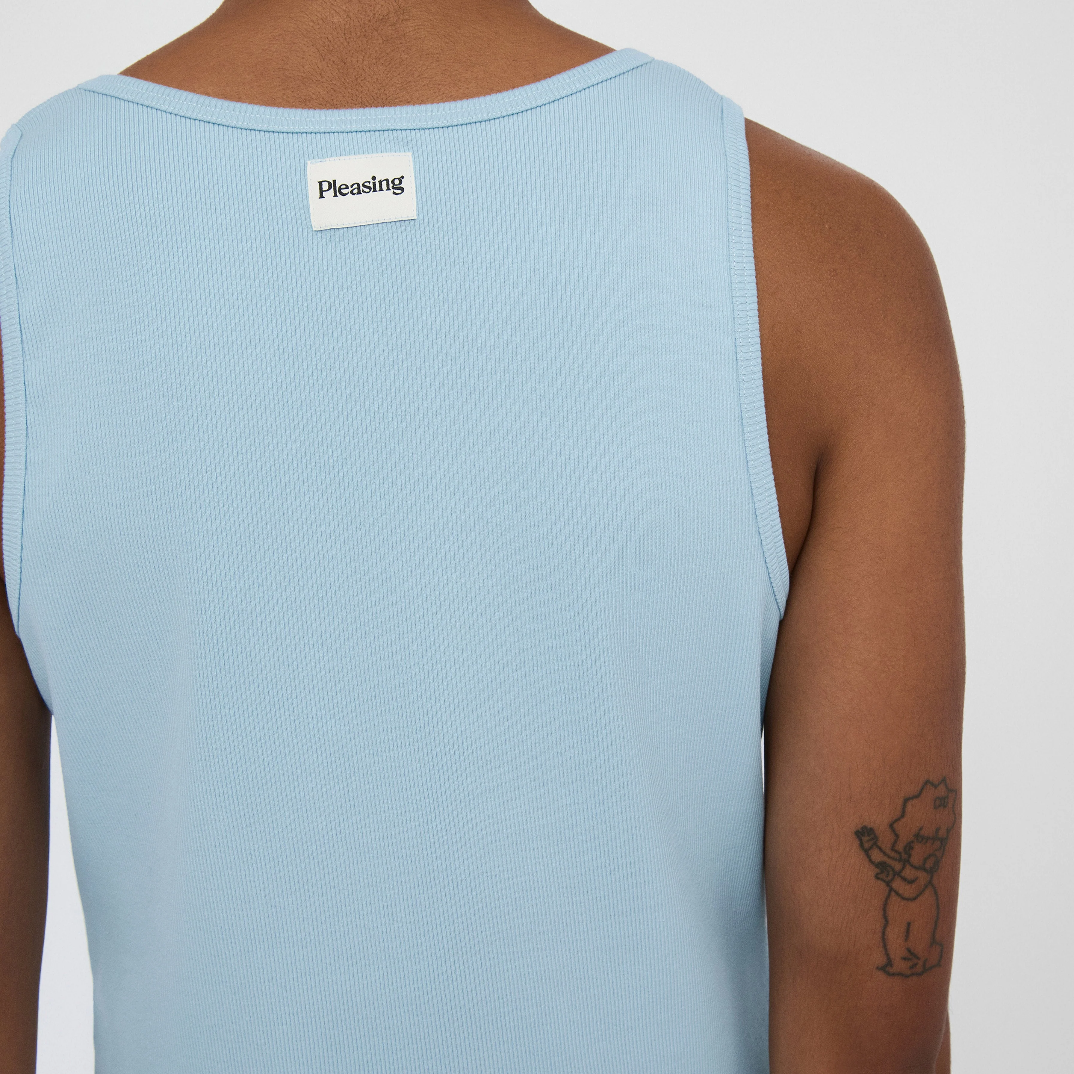 The Pleasing Ribbed Tank | Blue - Image 5