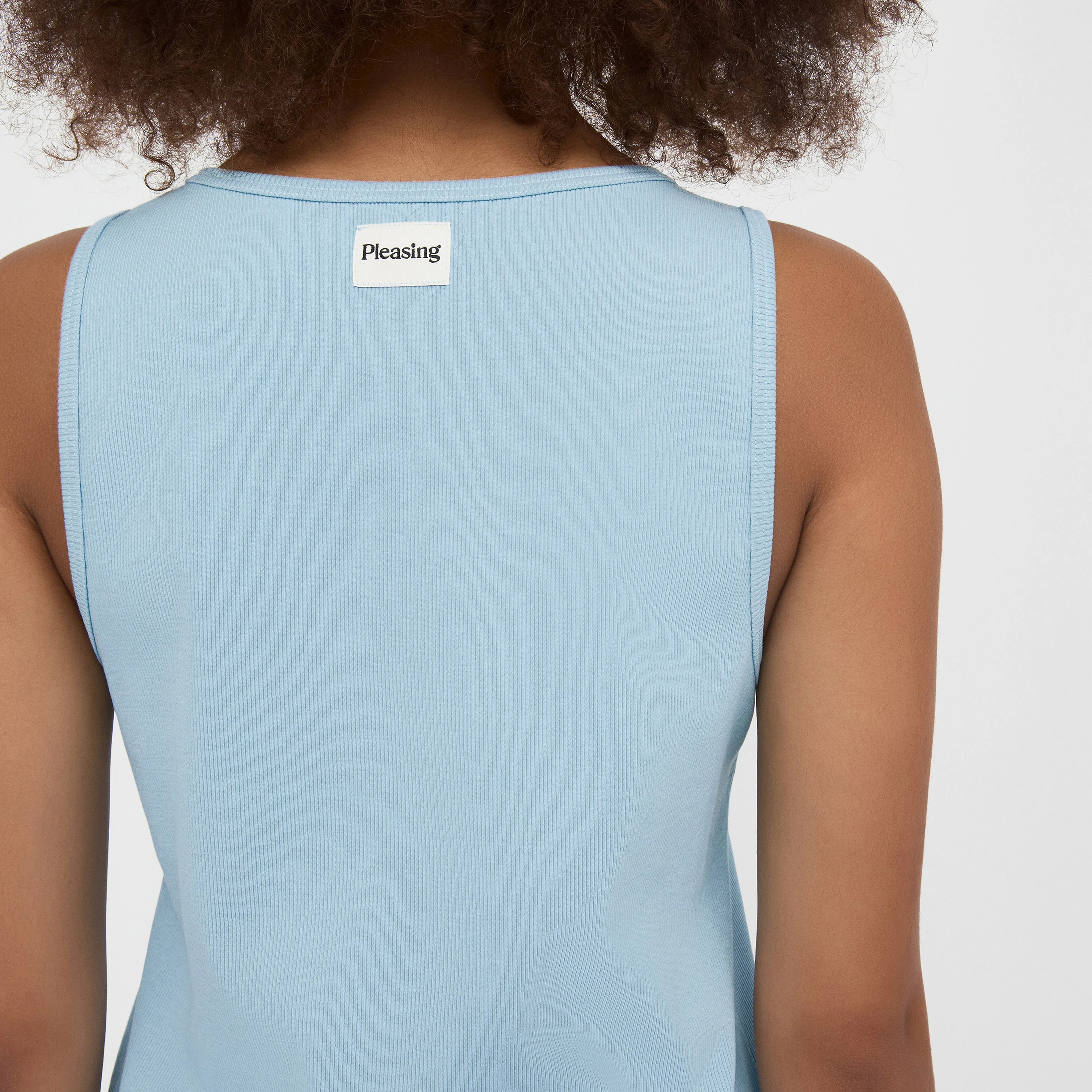 The Pleasing Ribbed Tank | Blue - Image 9