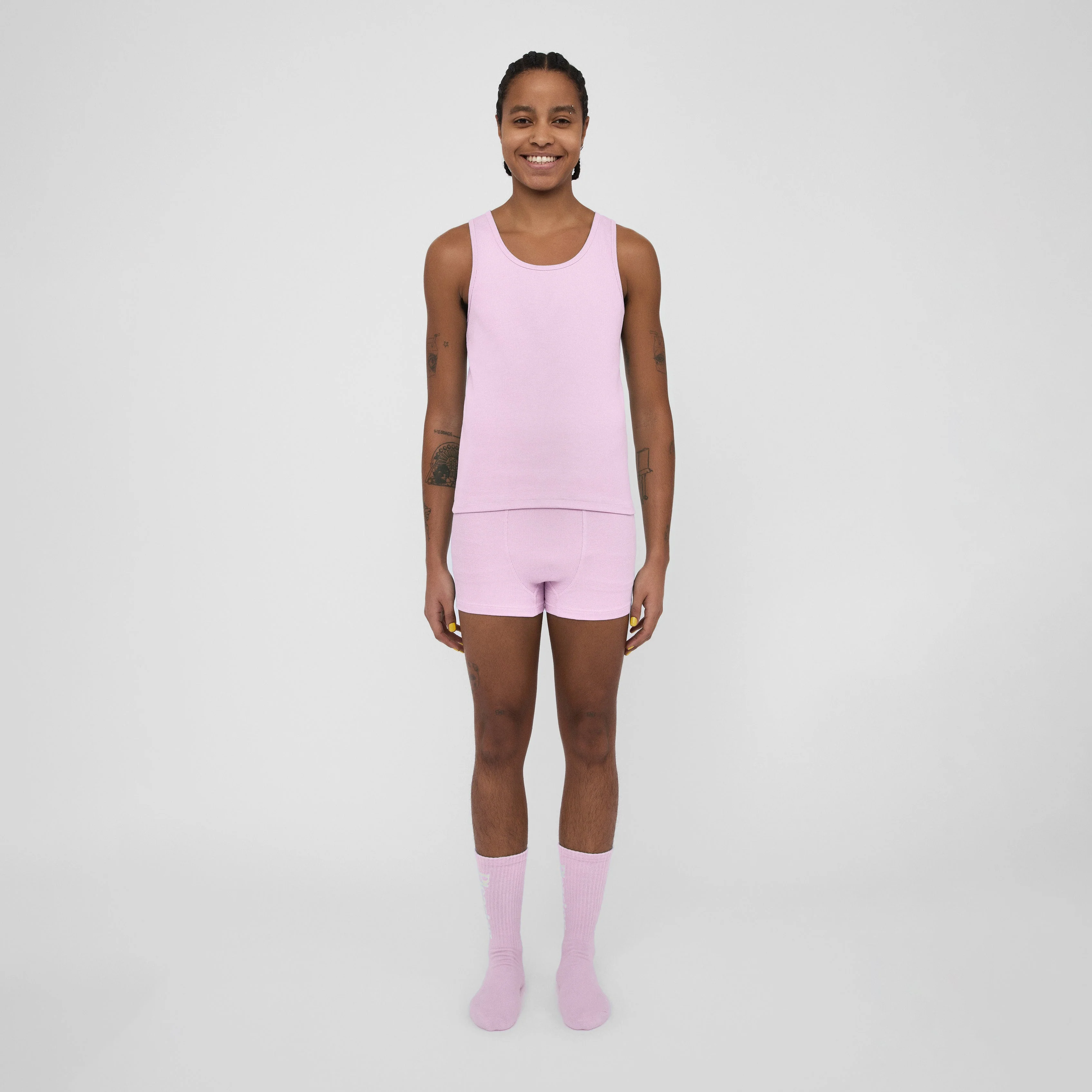 The Pleasing Ribbed Tank | Lavender - Image 10