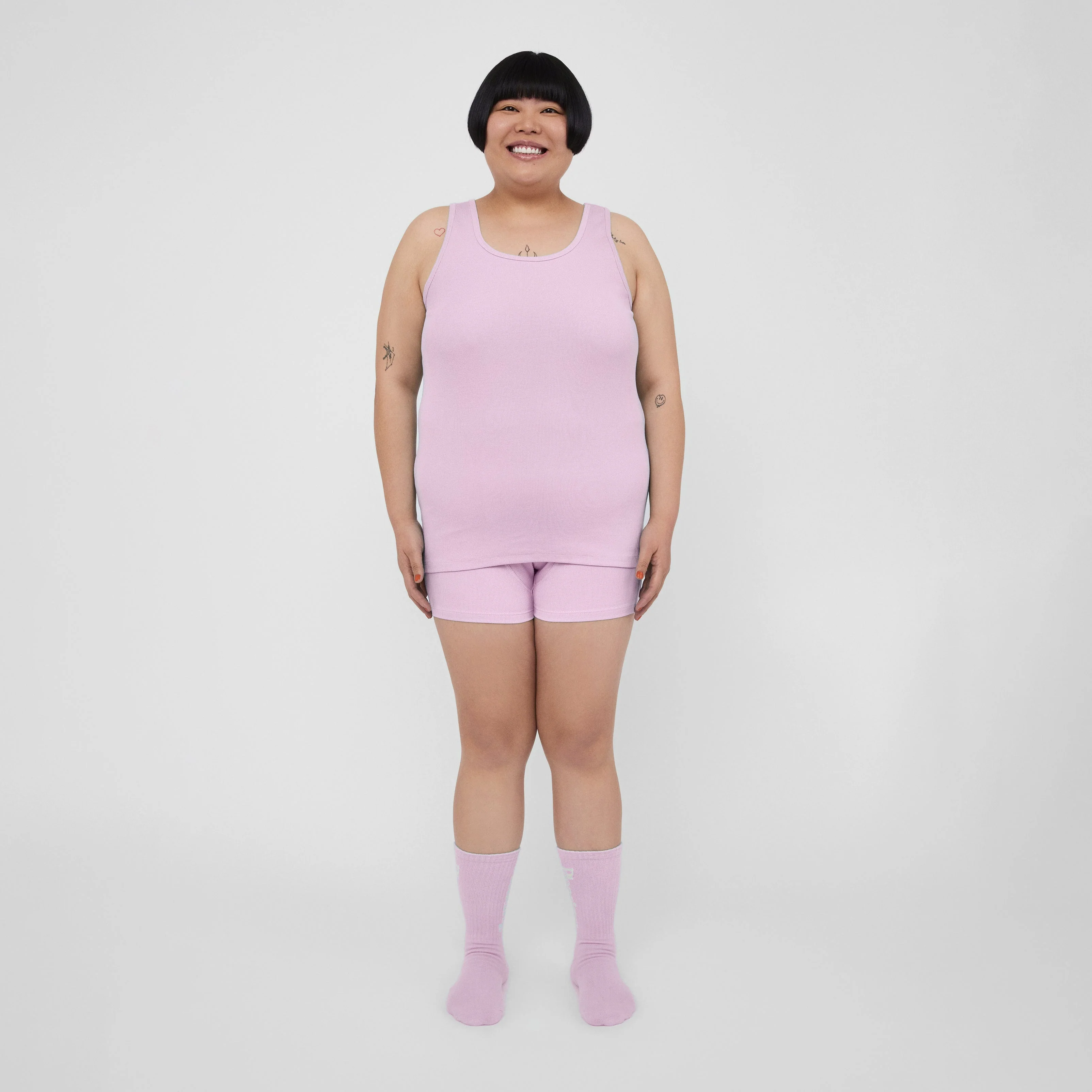 The Pleasing Ribbed Tank | Lavender - Image 11