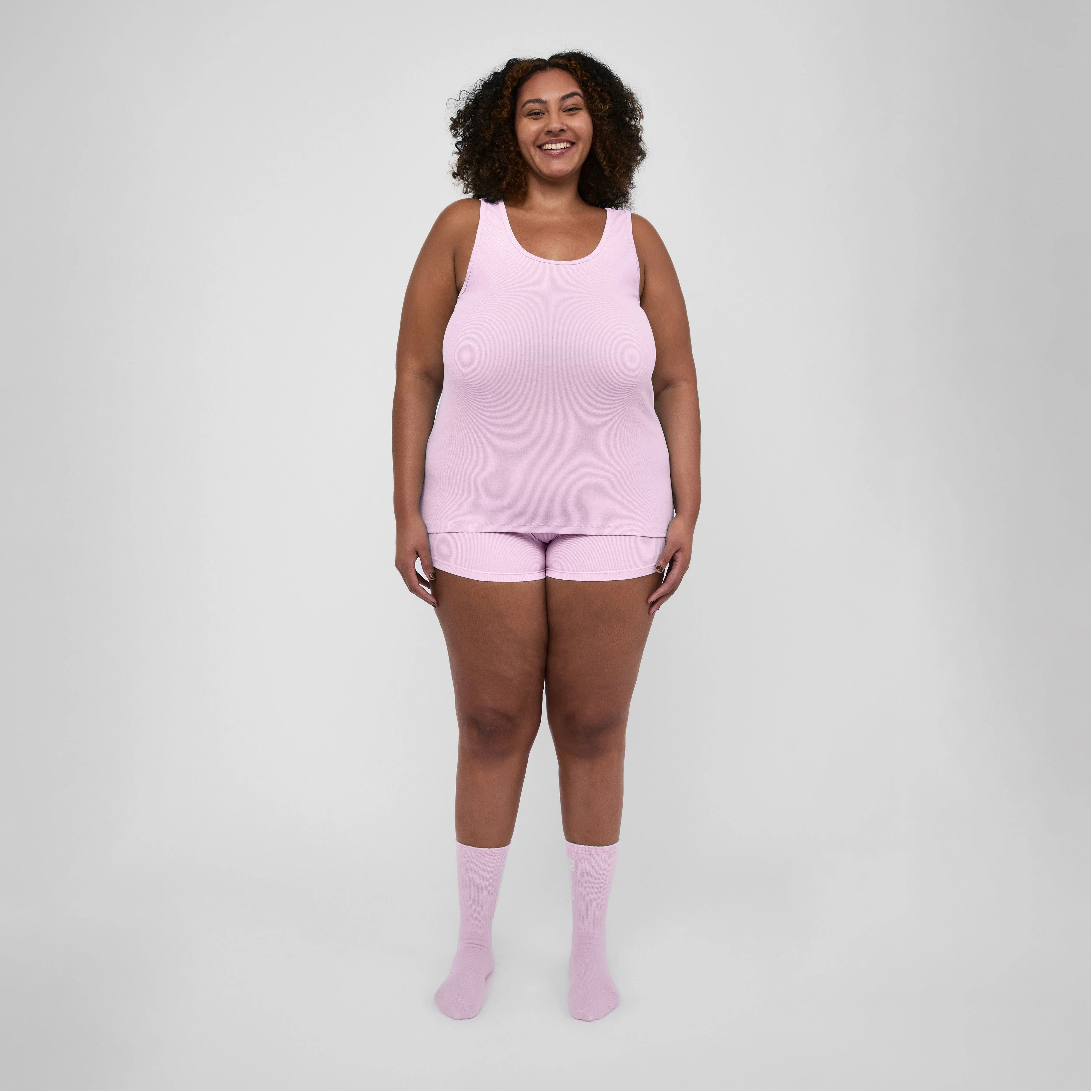 The Pleasing Ribbed Tank | Lavender - Image 14