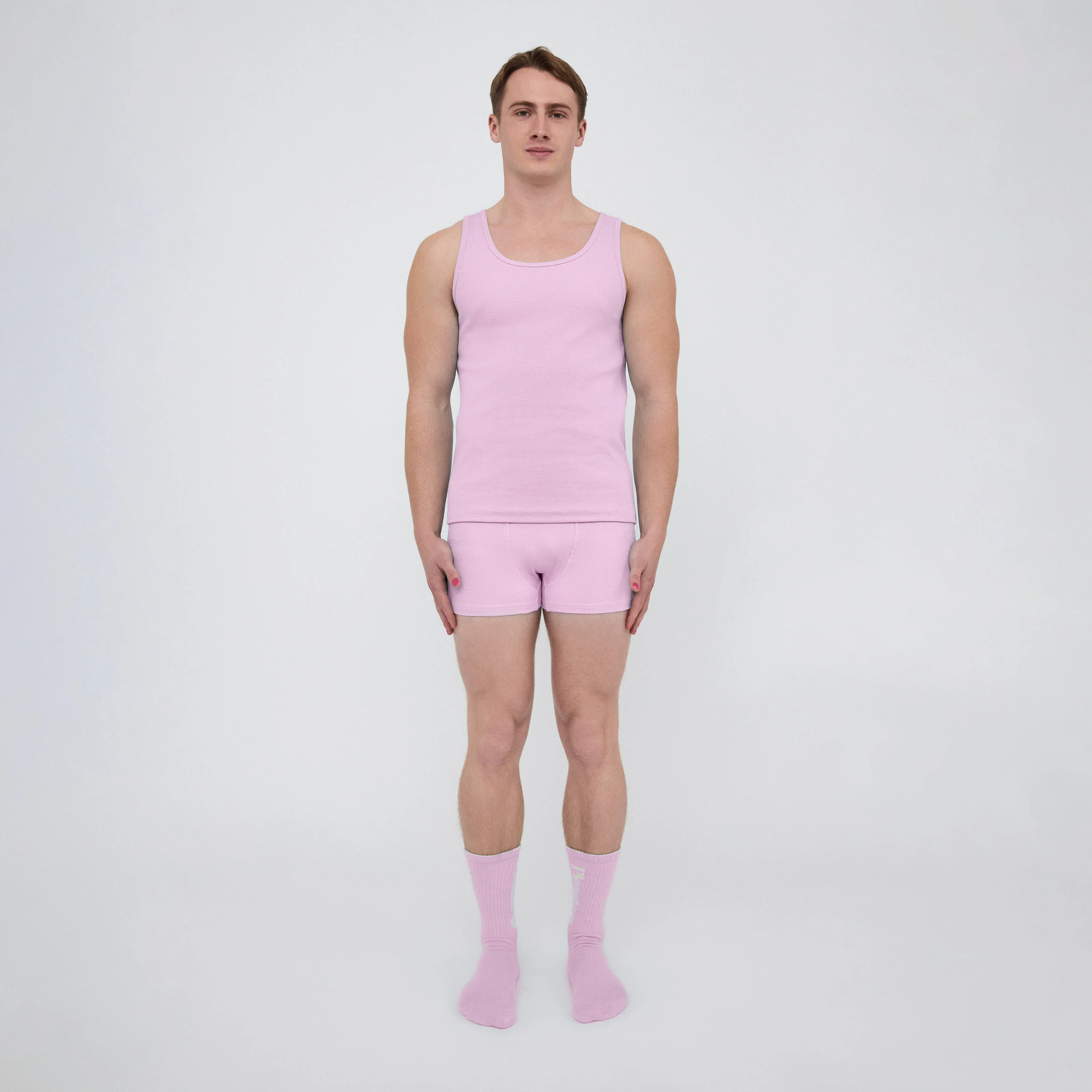 The Pleasing Ribbed Tank | Lavender - Image 16