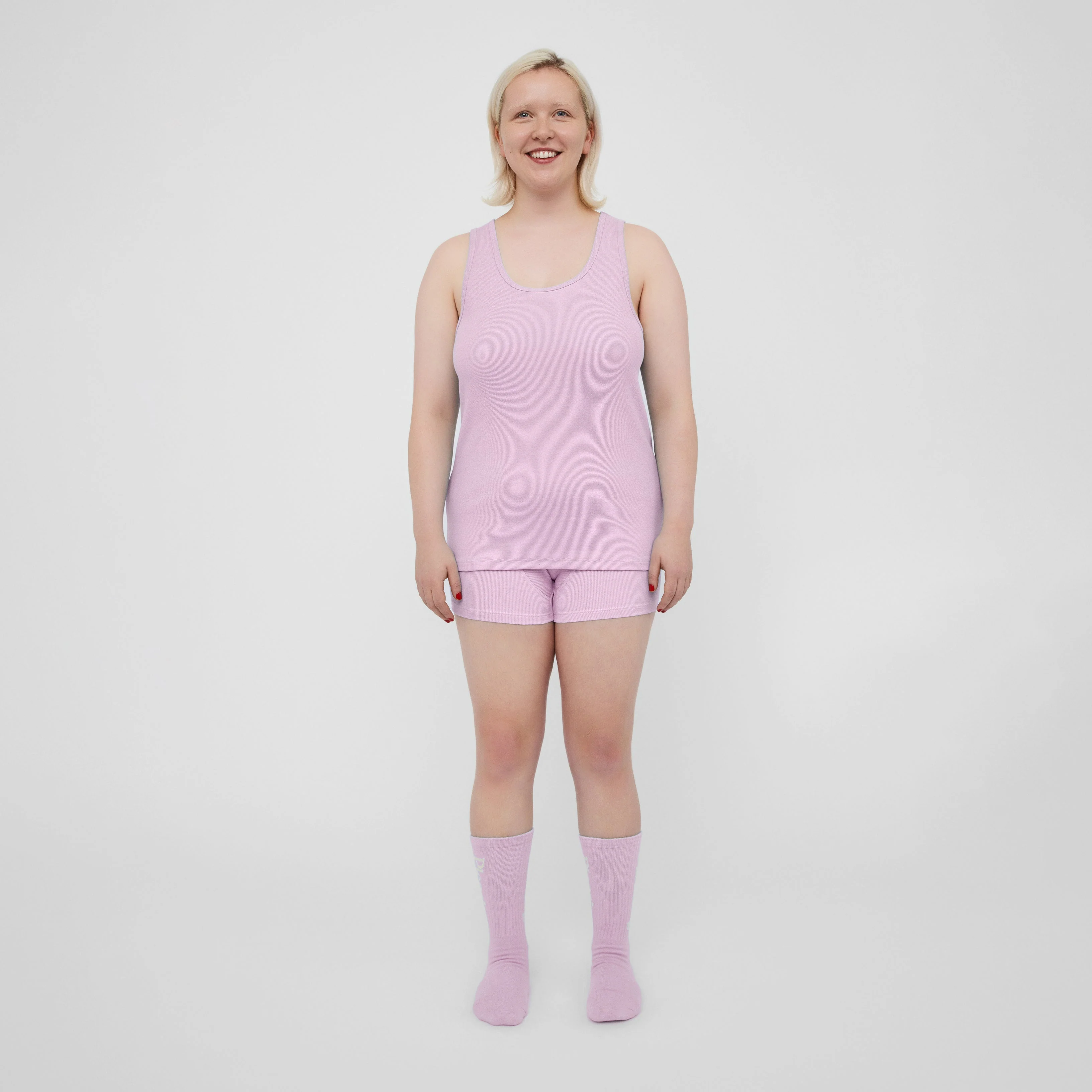 The Pleasing Ribbed Tank | Lavender - Image 24