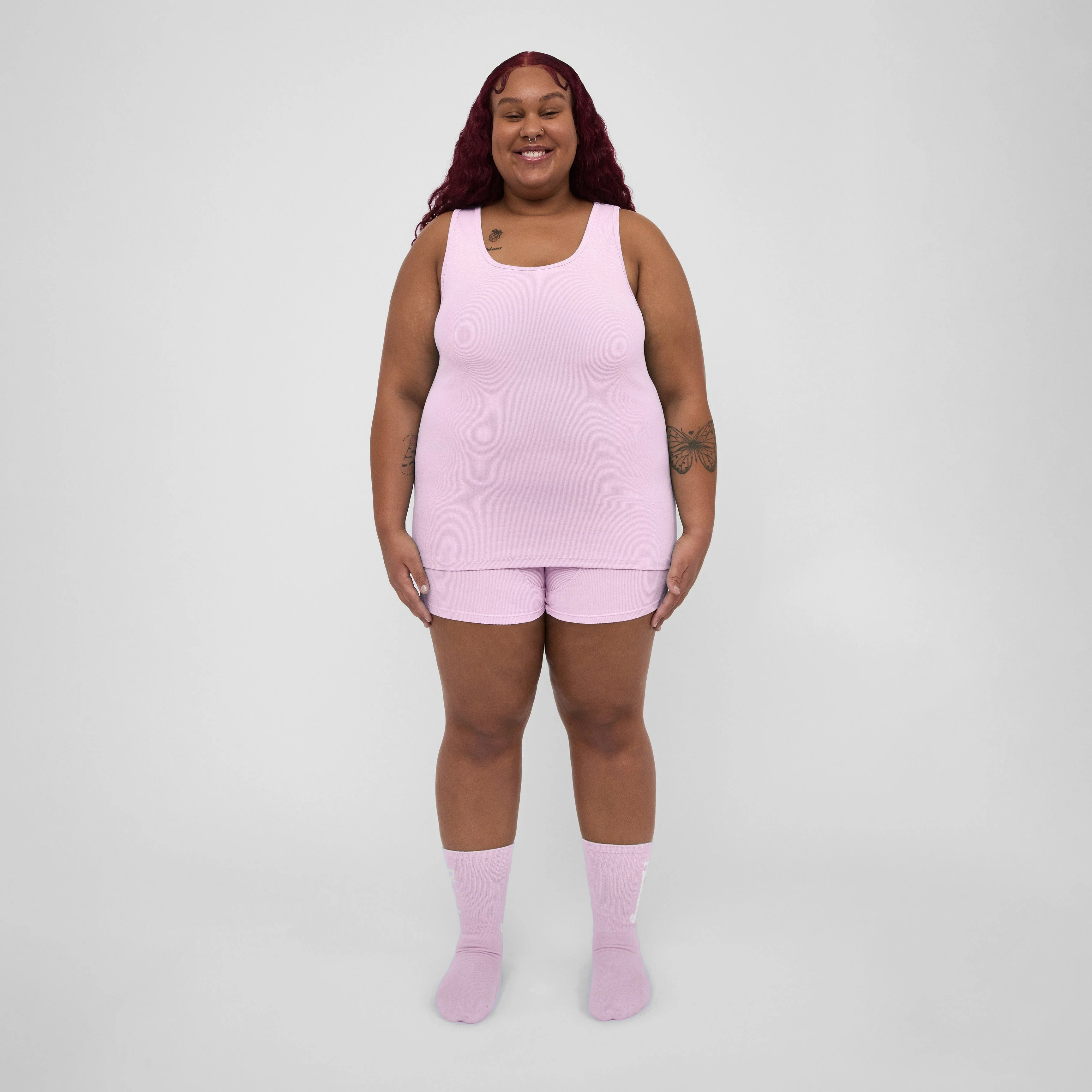 The Pleasing Ribbed Tank | Lavender - Image 26