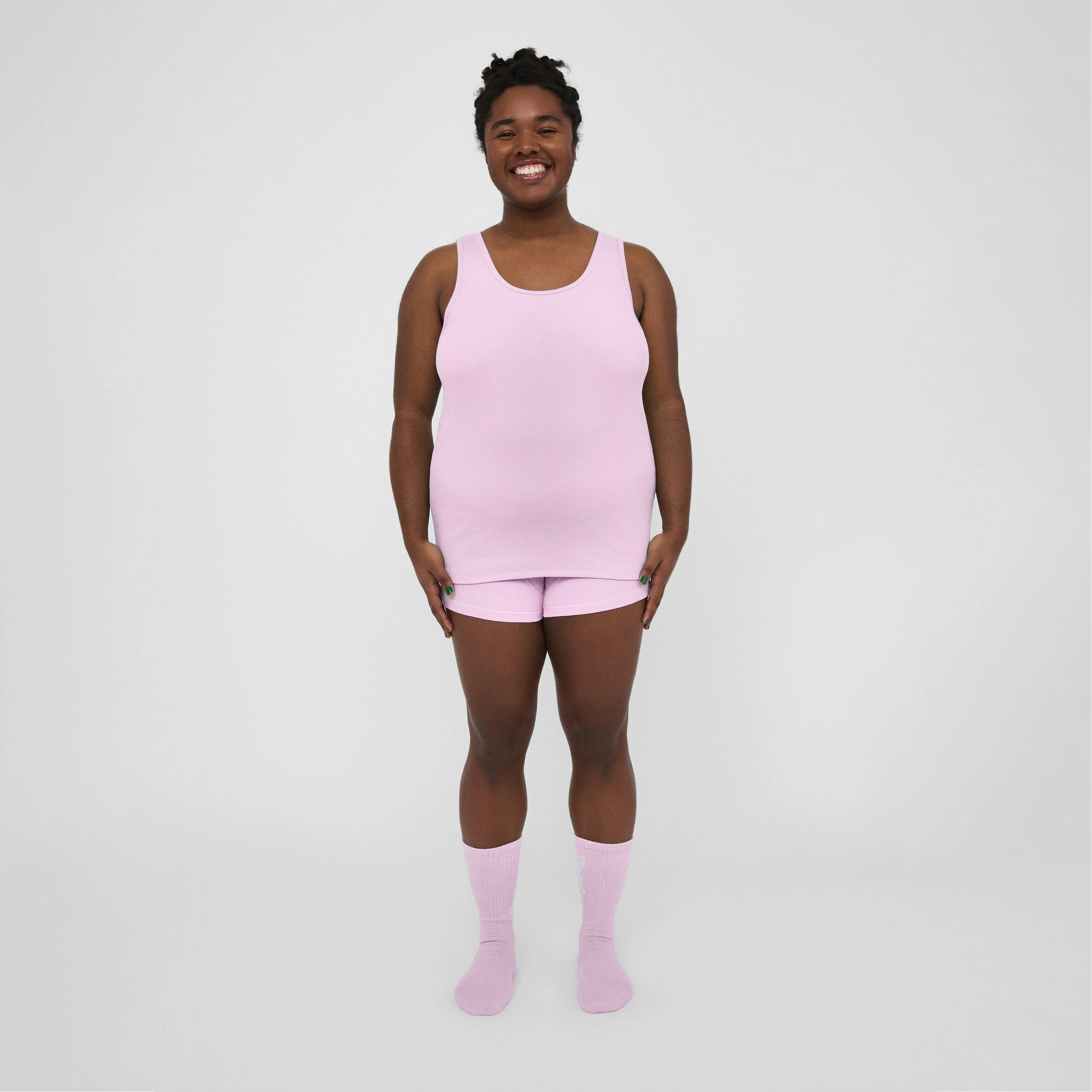 The Pleasing Ribbed Tank | Lavender - Image 27