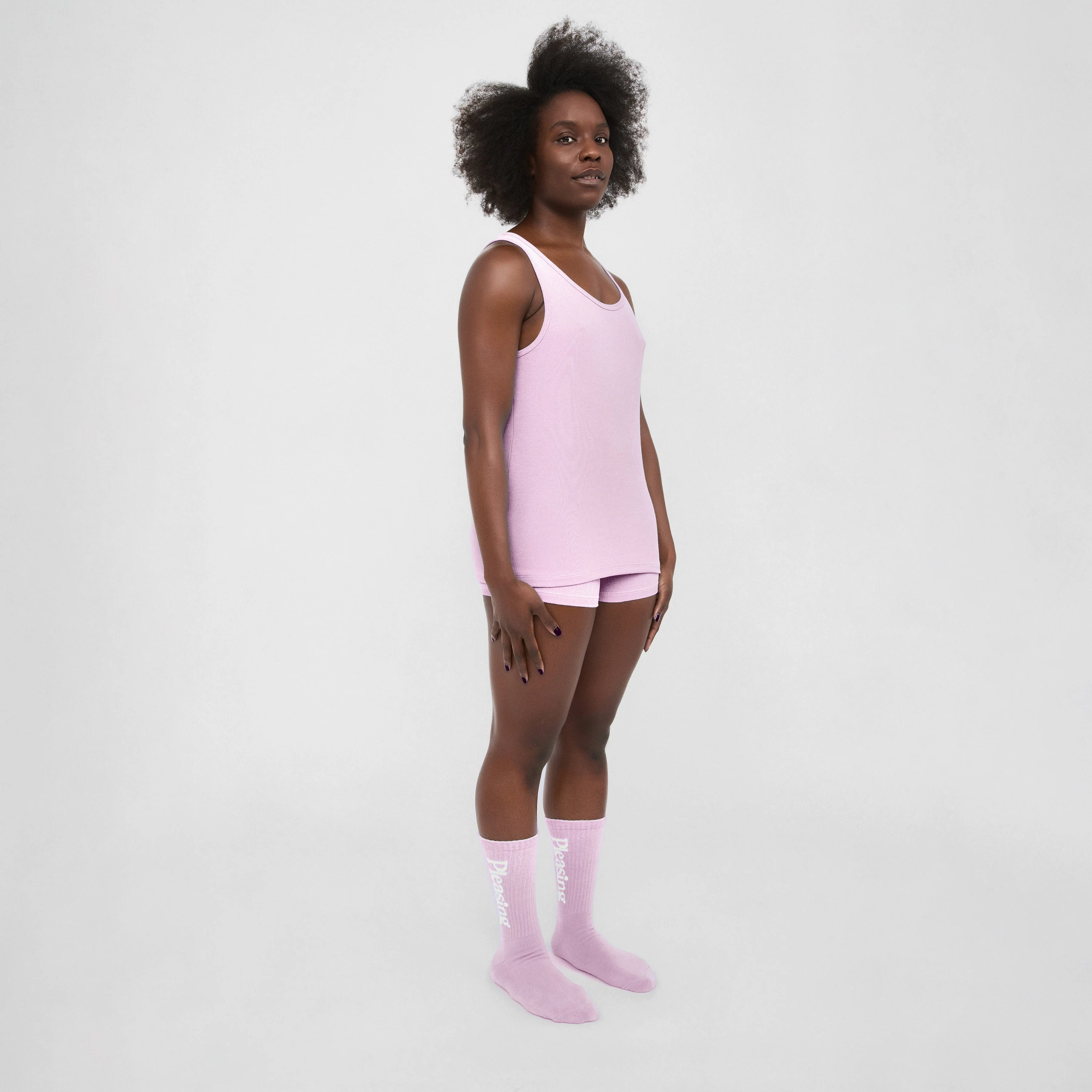 The Pleasing Ribbed Tank | Lavender - Image 31