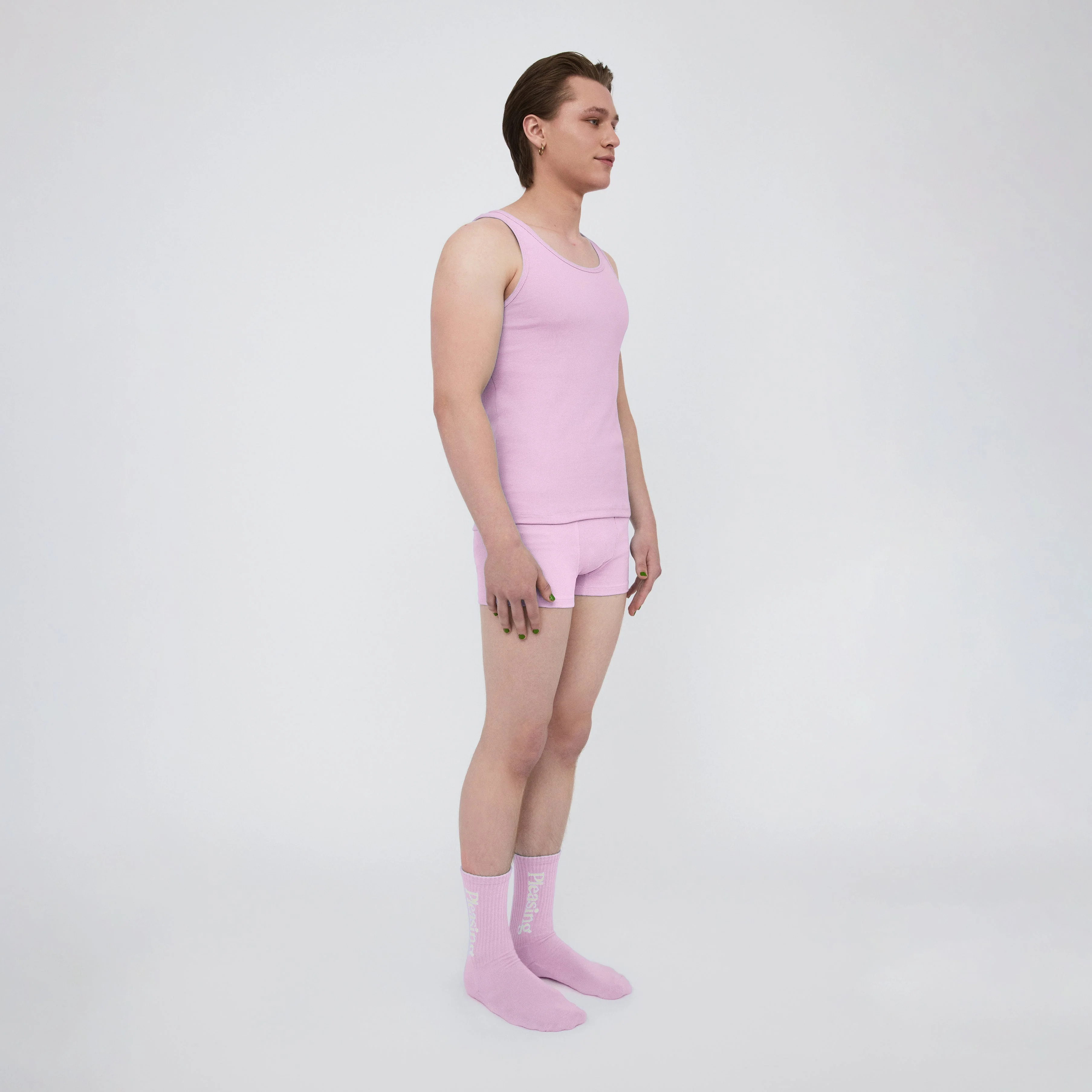 The Pleasing Ribbed Tank | Lavender - Image 32
