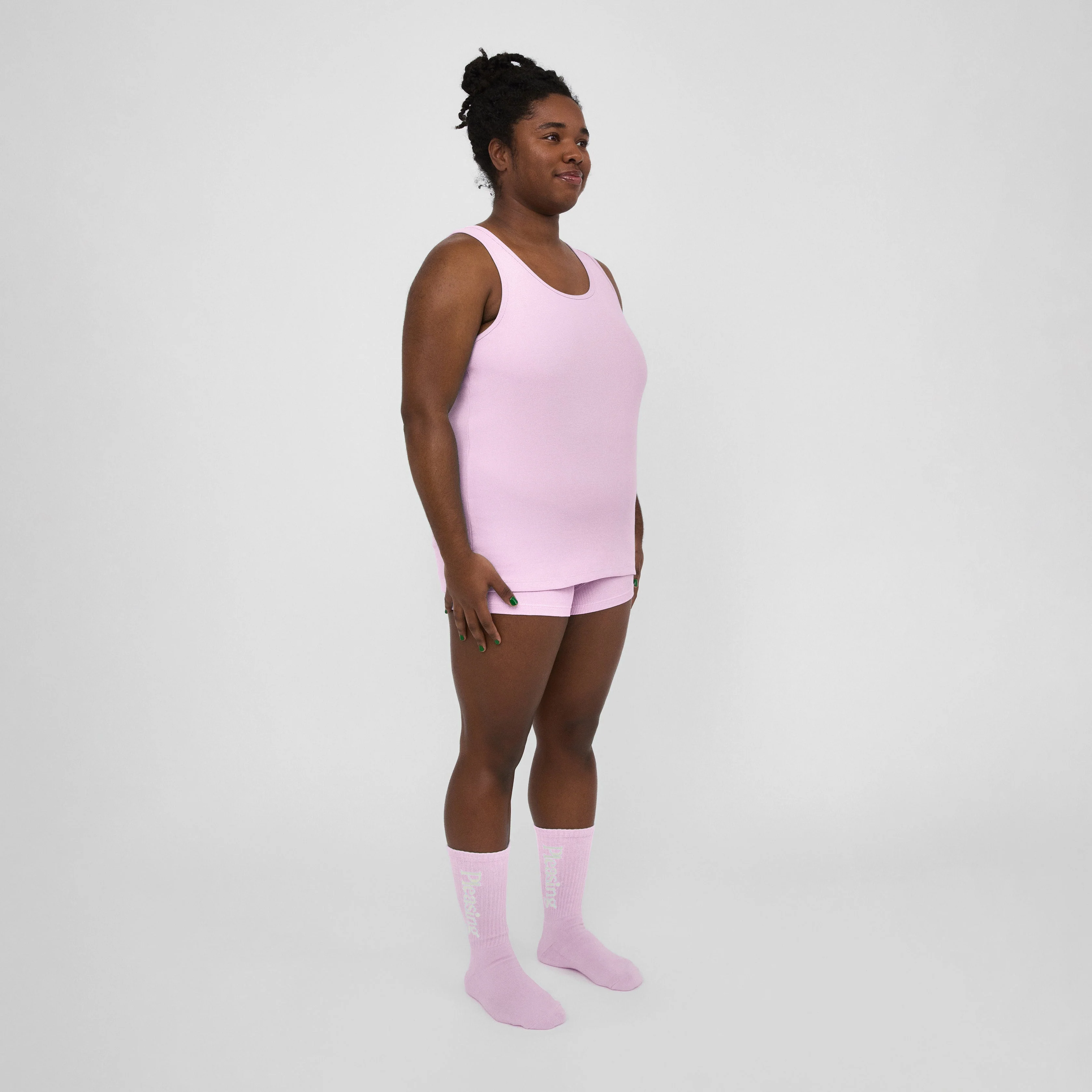 The Pleasing Ribbed Tank | Lavender - Image 34