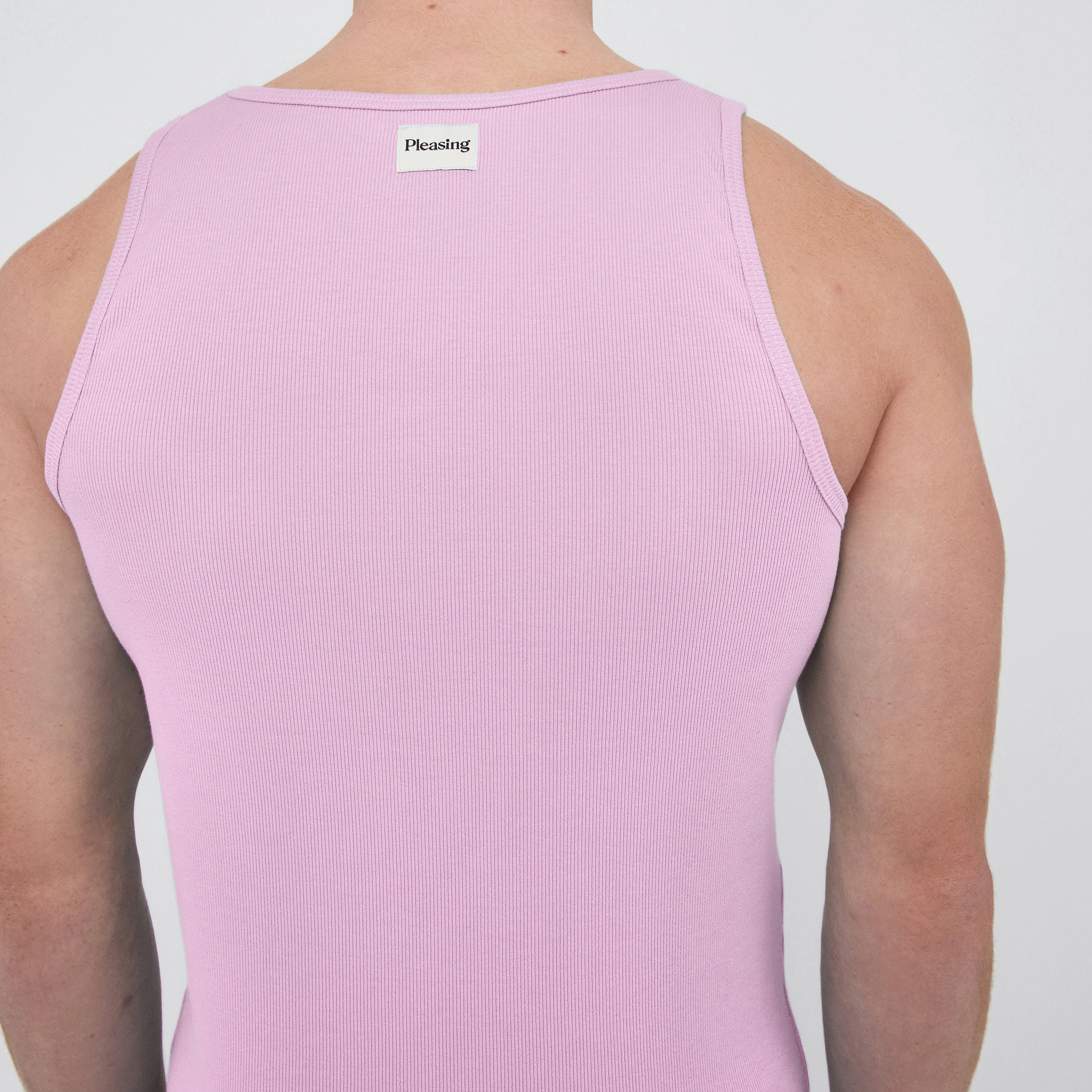 The Pleasing Ribbed Tank | Lavender - Image 4
