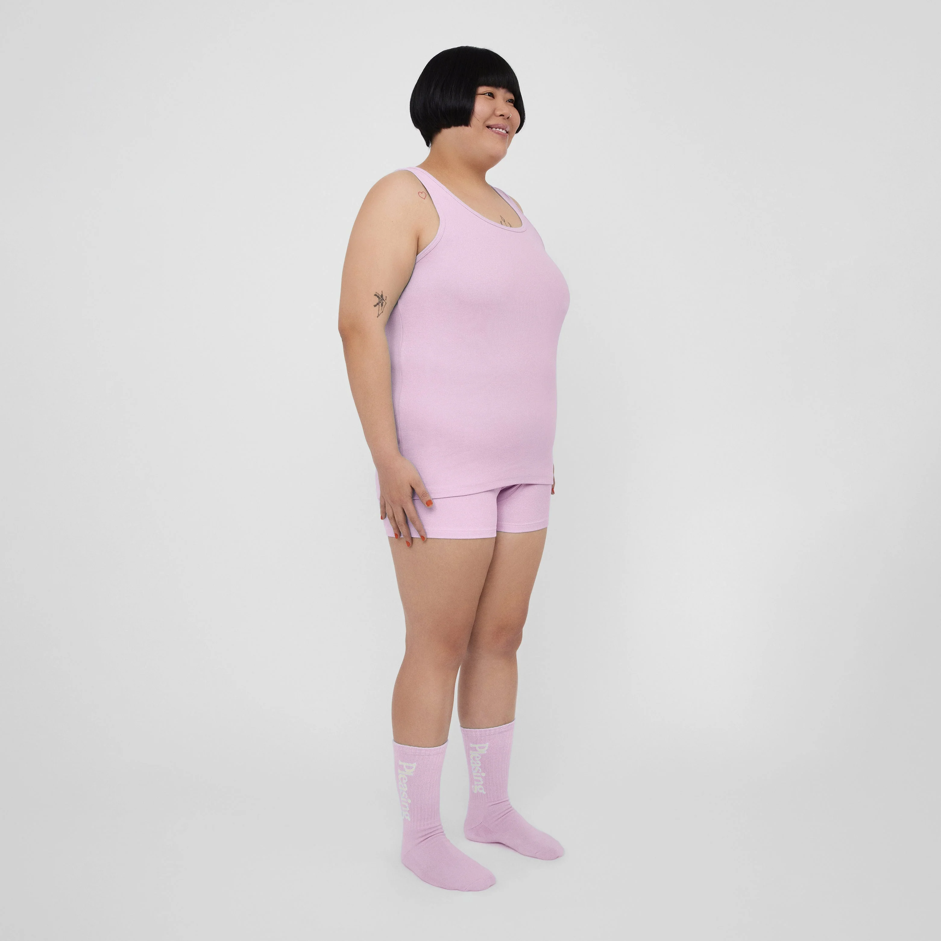 The Pleasing Ribbed Tank | Lavender - Image 41