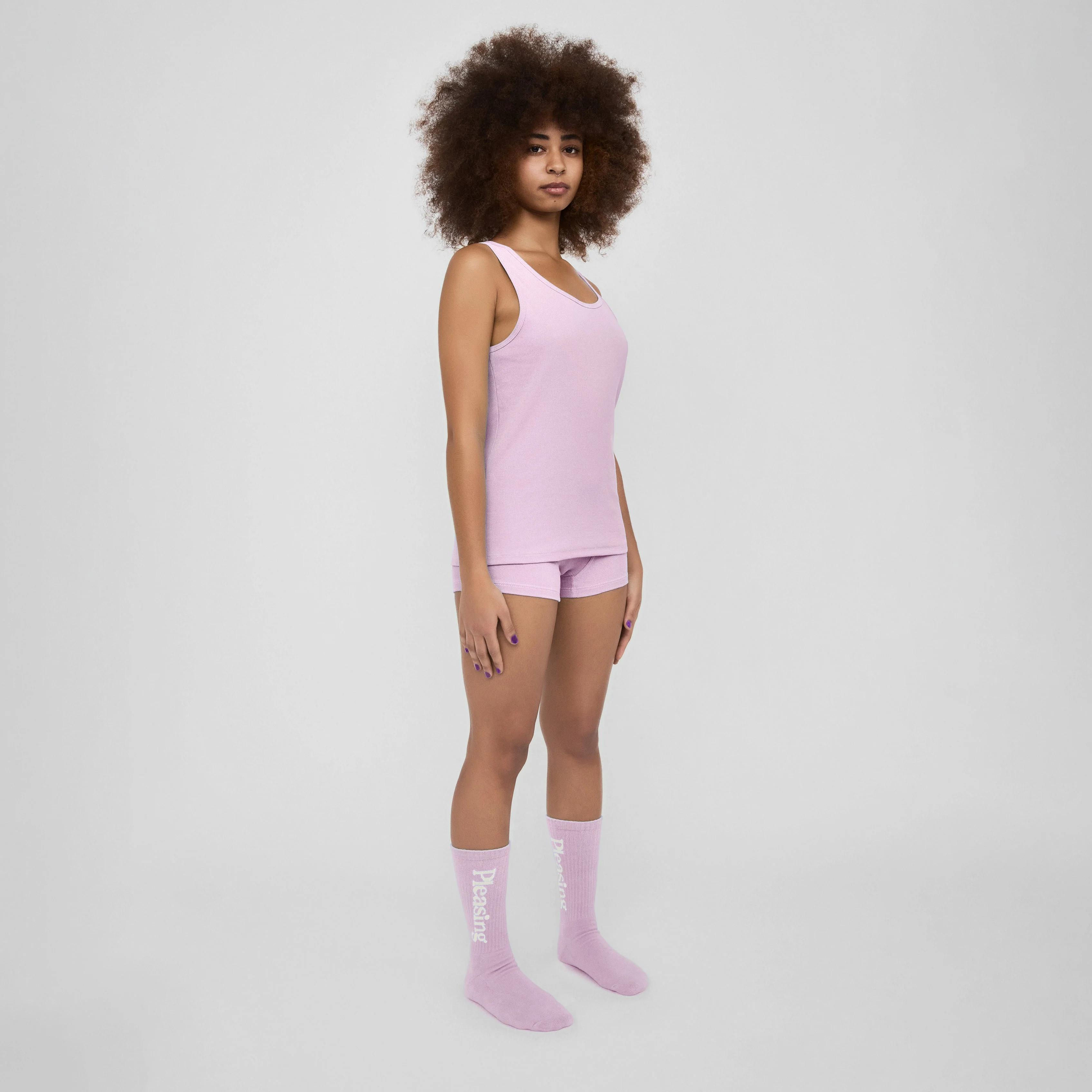 The Pleasing Ribbed Tank | Lavender - Image 43