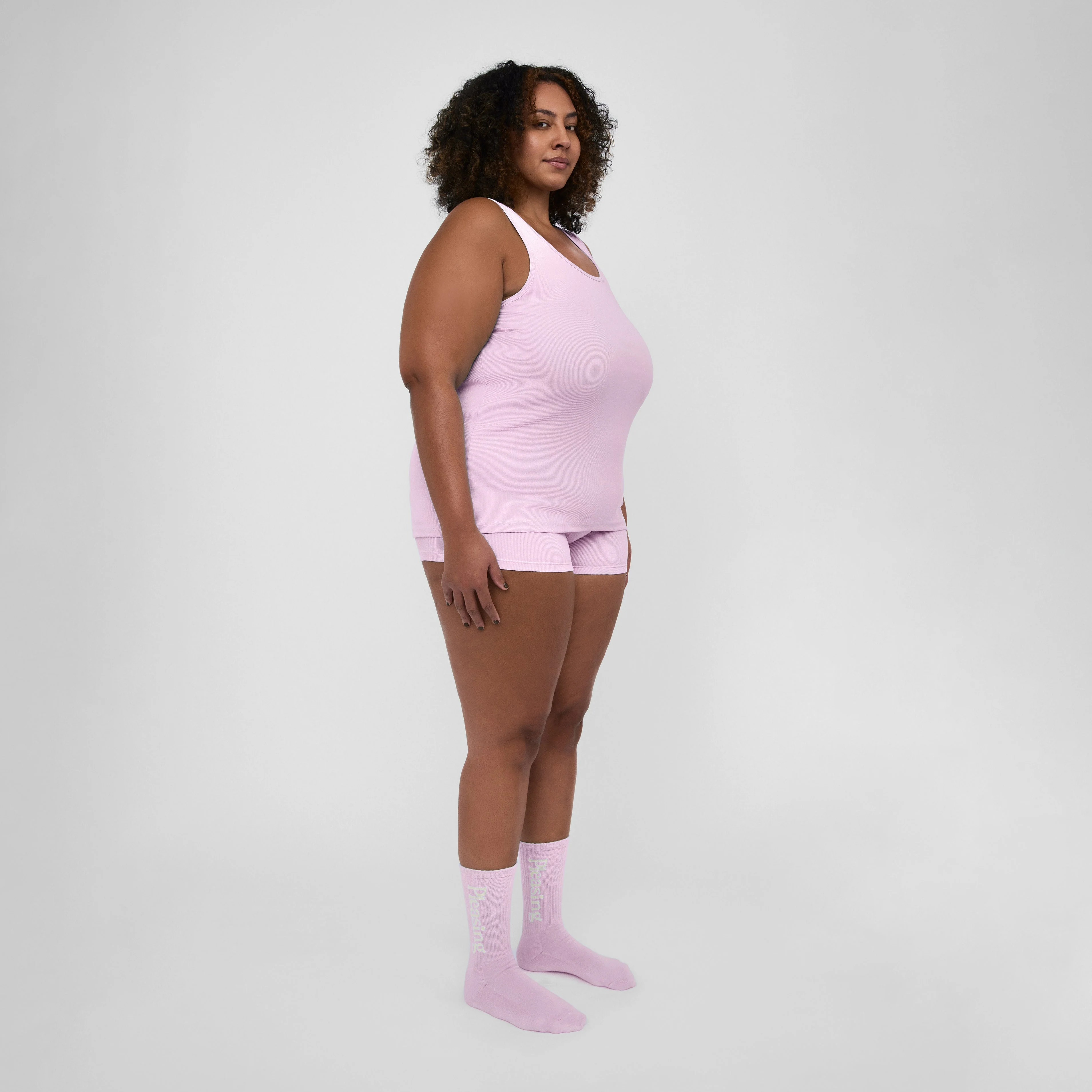 The Pleasing Ribbed Tank | Lavender - Image 46