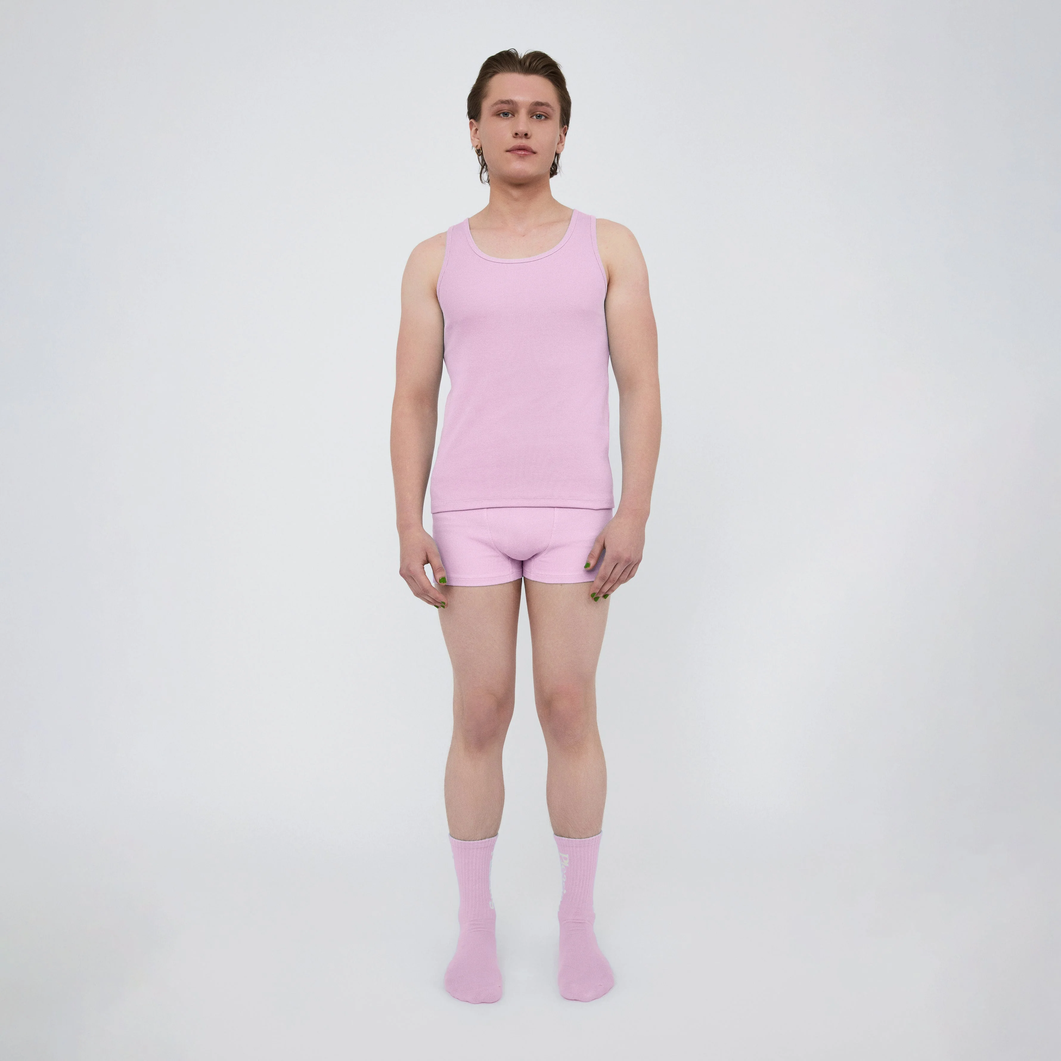 The Pleasing Ribbed Tank | Lavender - Image 5