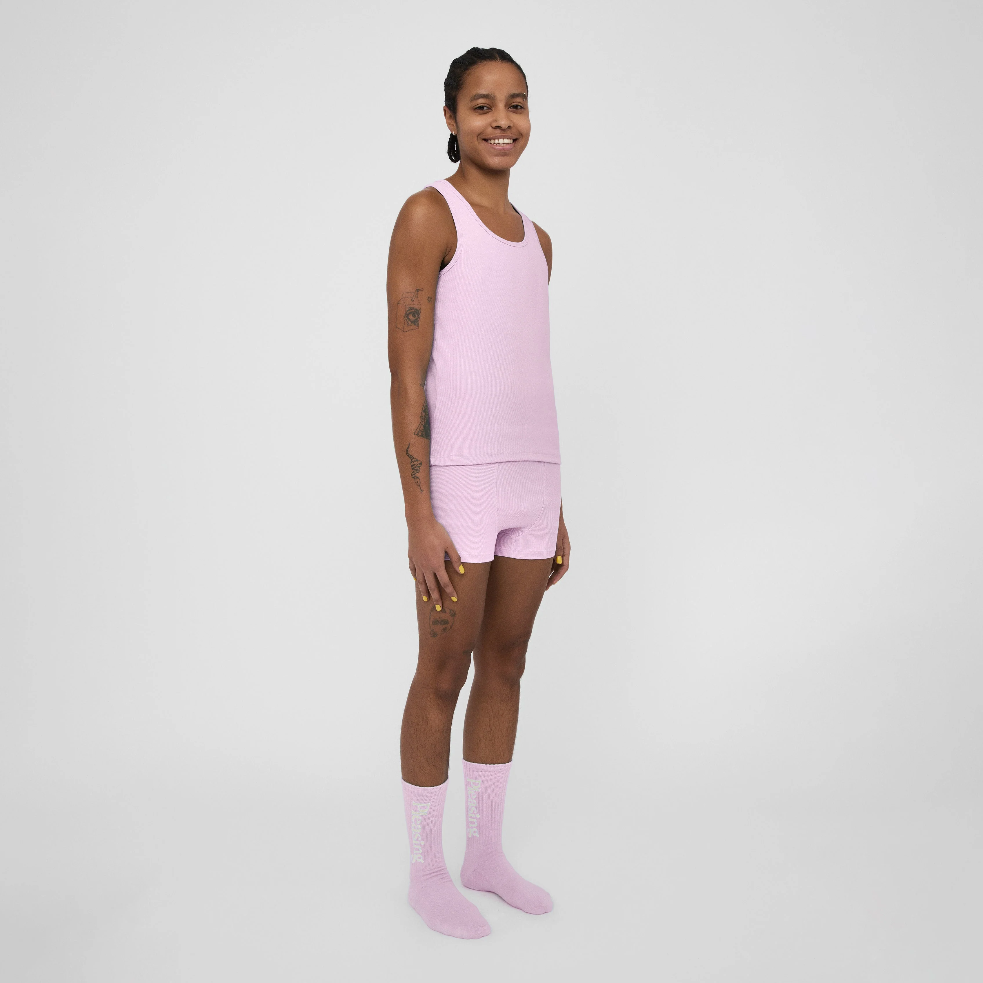 The Pleasing Ribbed Tank | Lavender - Image 7