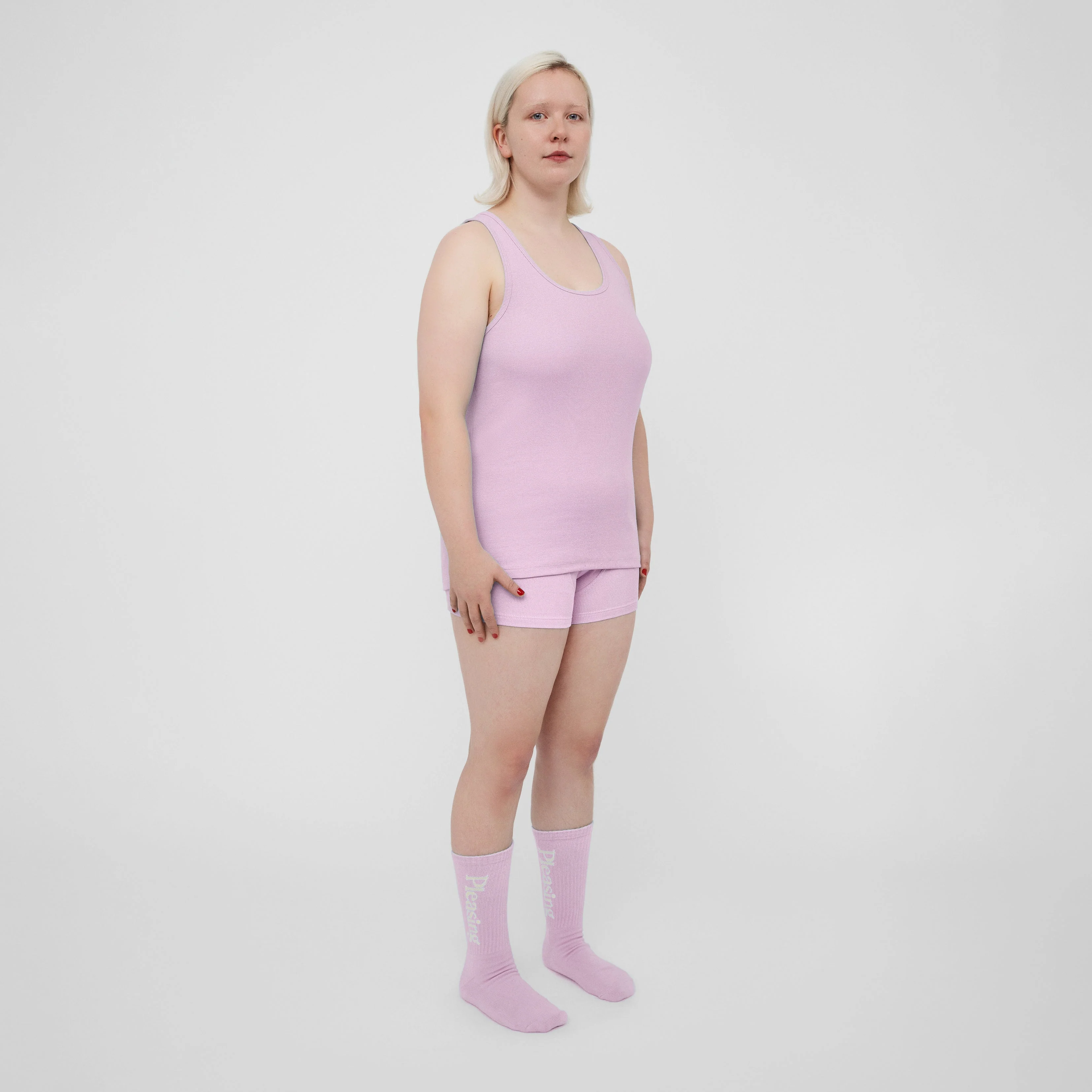 The Pleasing Ribbed Tank | Lavender - Image 8