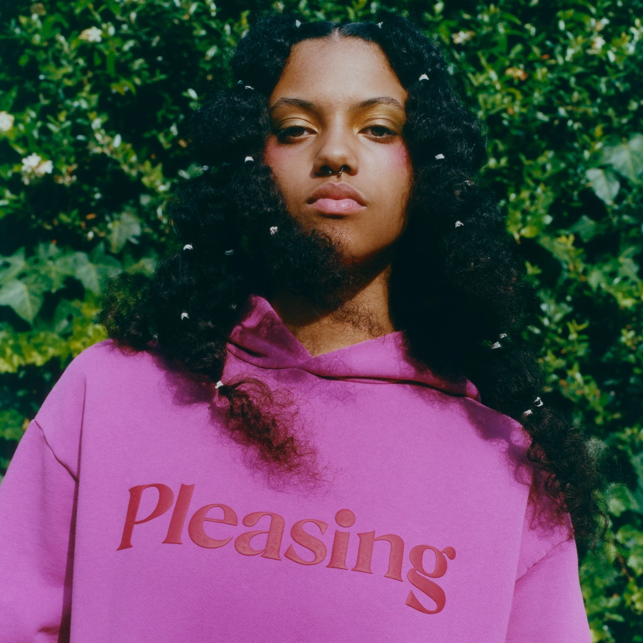 The Pleasing x Marco MAIS AMOR Hoodies | Brown & Pink - Image 3