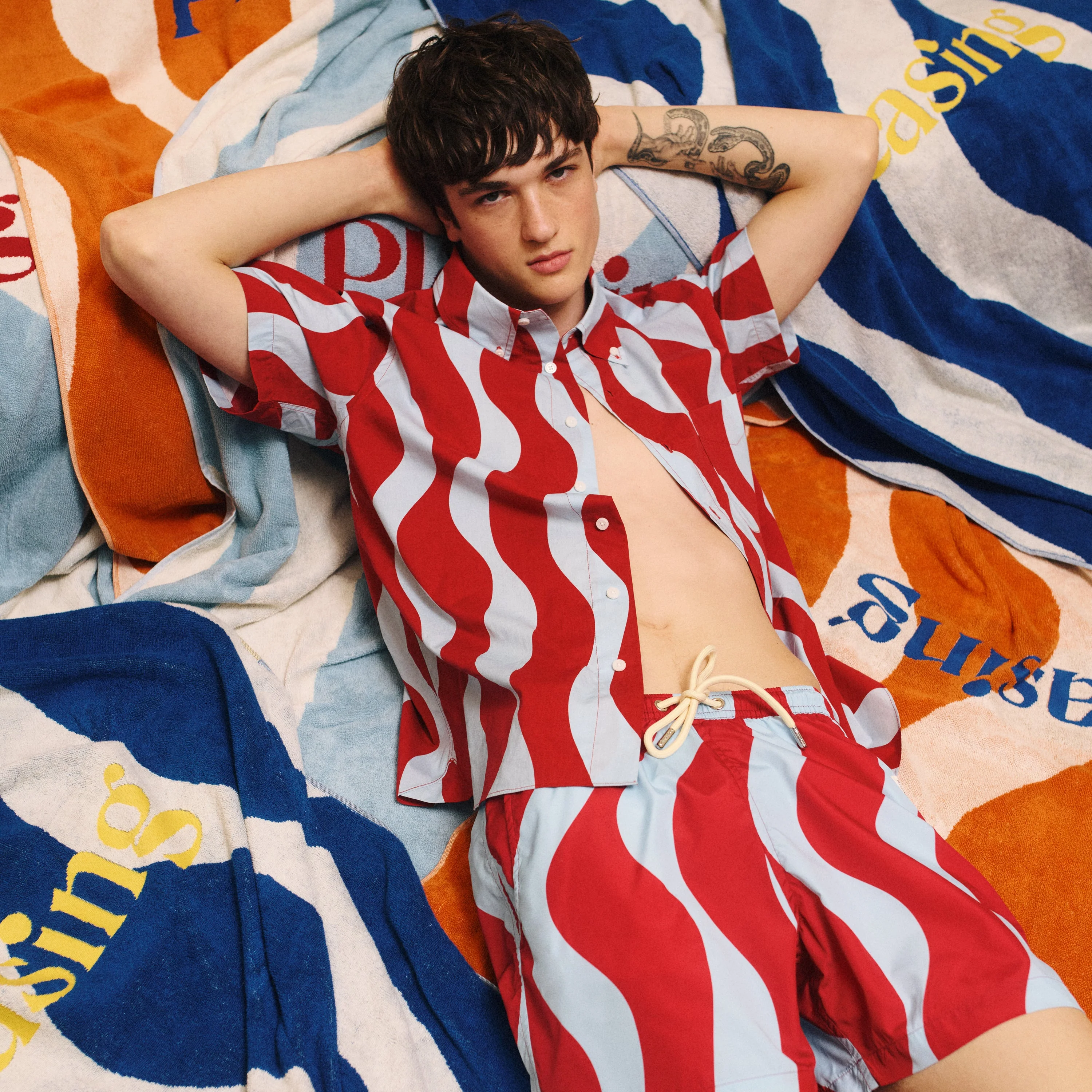 The Squiggle Short | Light Cherry Blue - Image 4