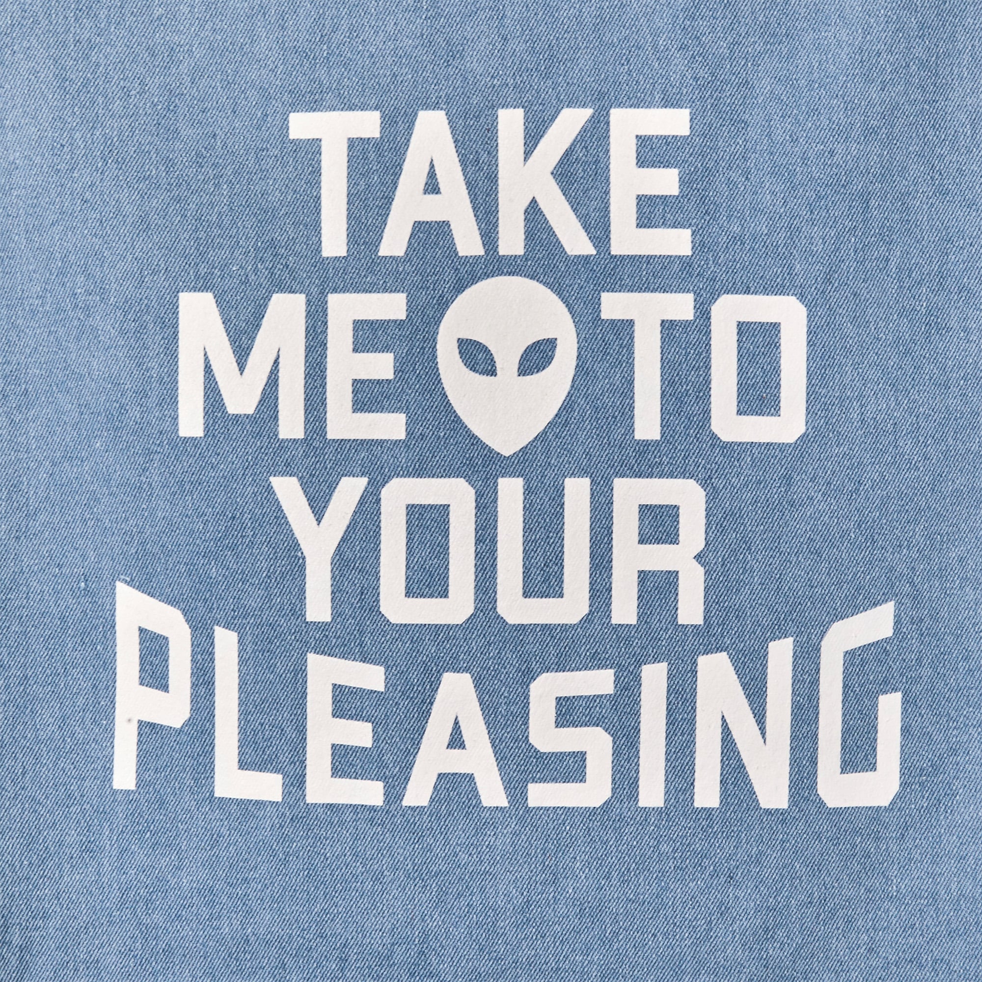 The Take Me To Your Pleasing Denim Tote | Blue - Image 3
