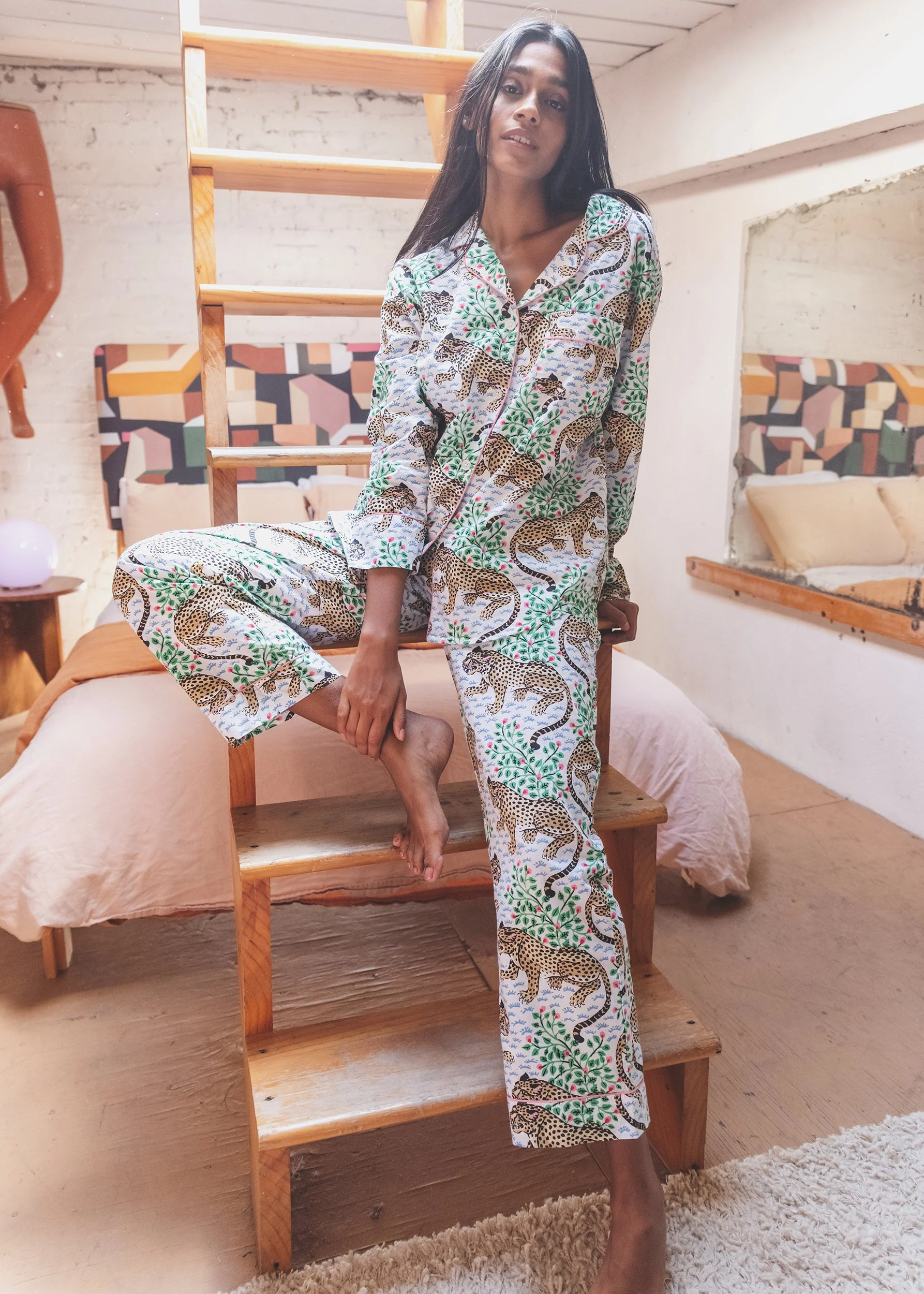 Bagheera - Long PJ Set | Cloud - Image 4