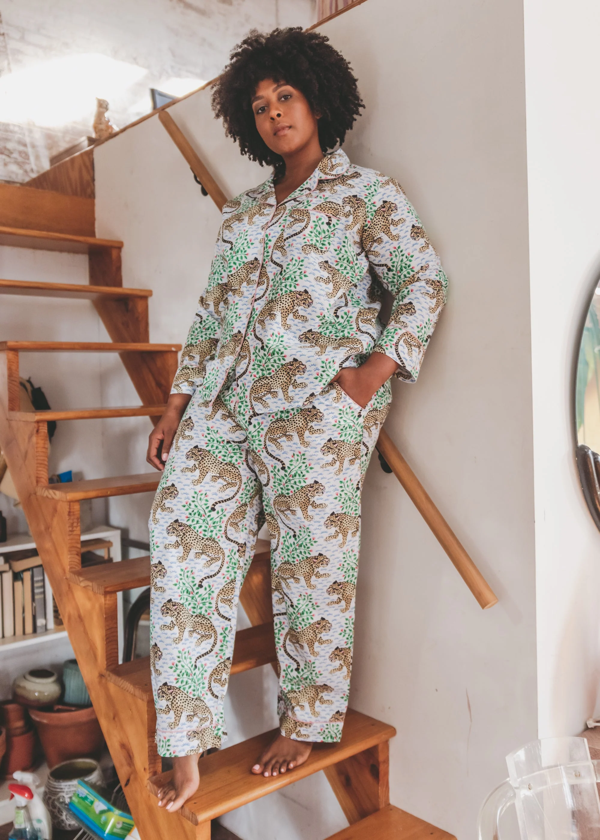 Bagheera - Long PJ Set | Cloud - Image 8
