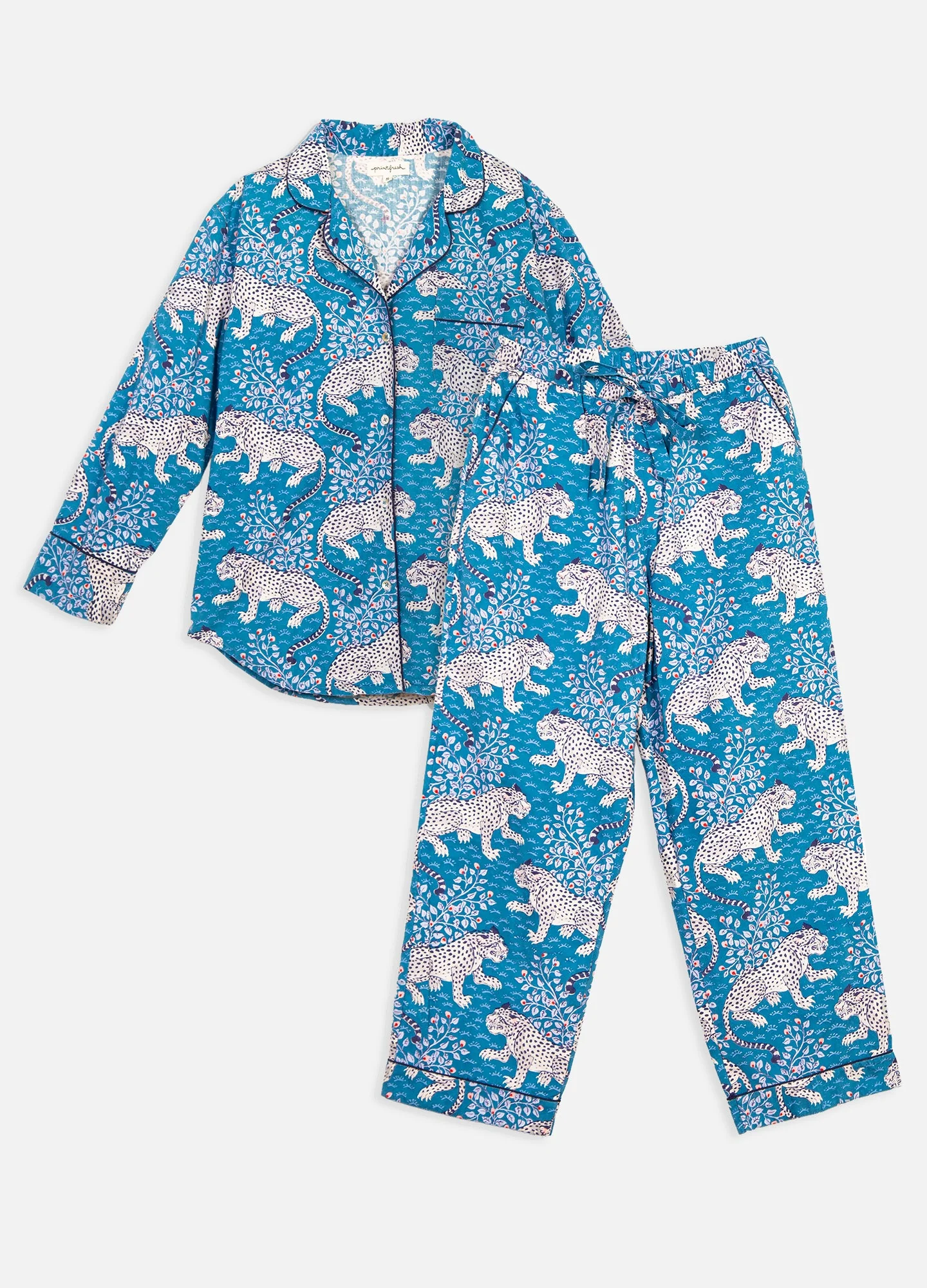 Bagheera - Long PJ Set | Indigo - Image 5