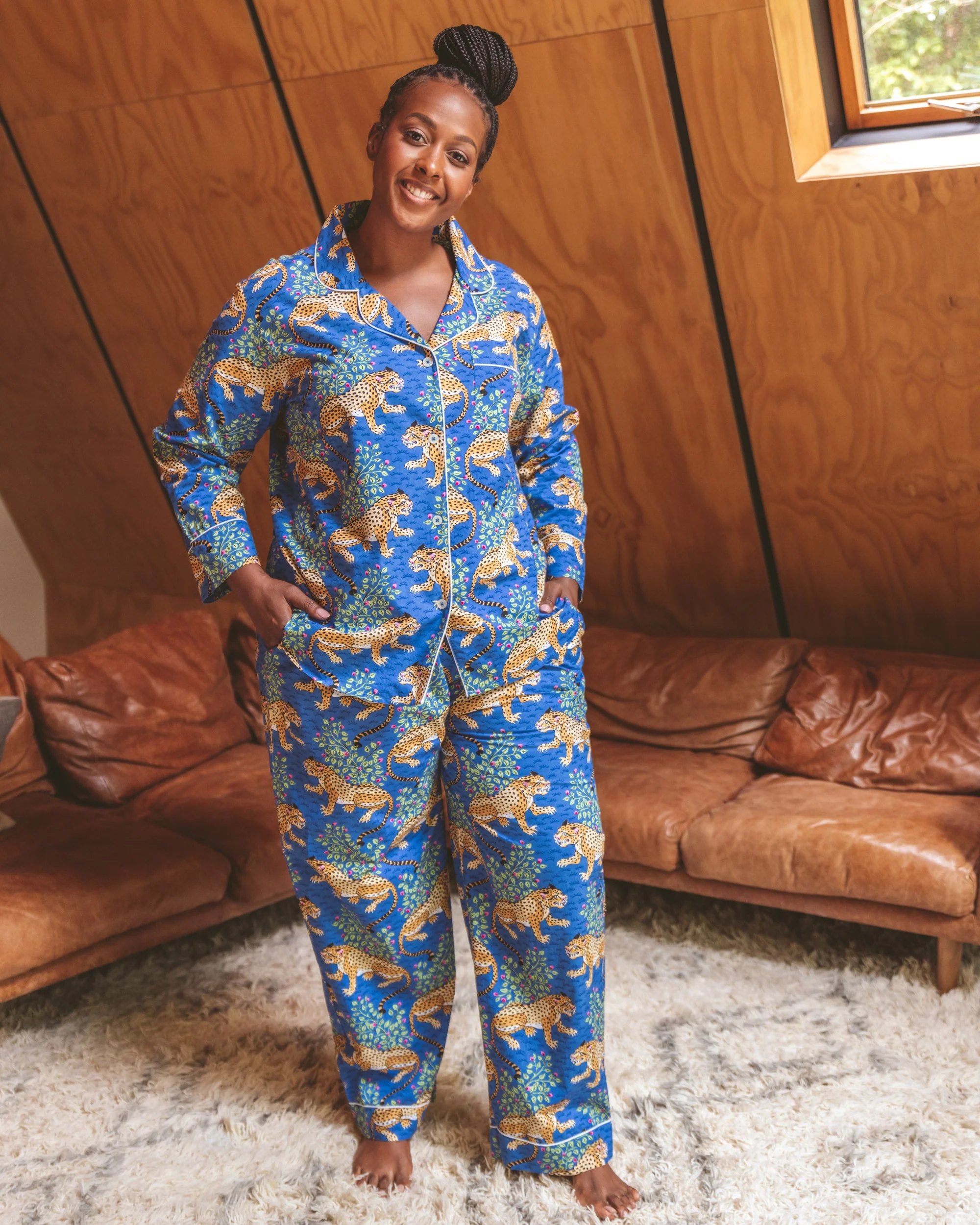 Bagheera - Long PJ Set | Sapphire - Image 3