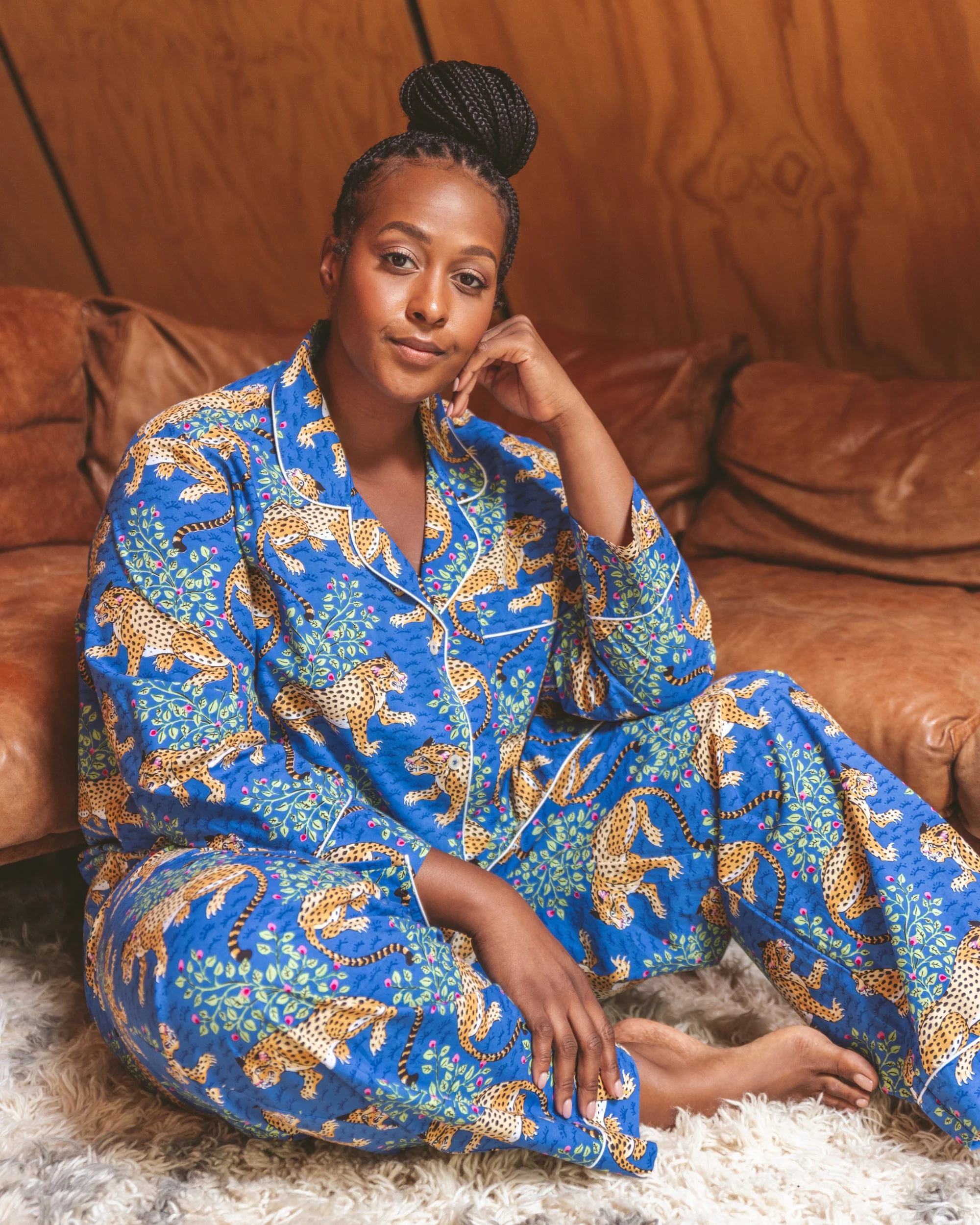 Bagheera - Long PJ Set | Sapphire - Image 5