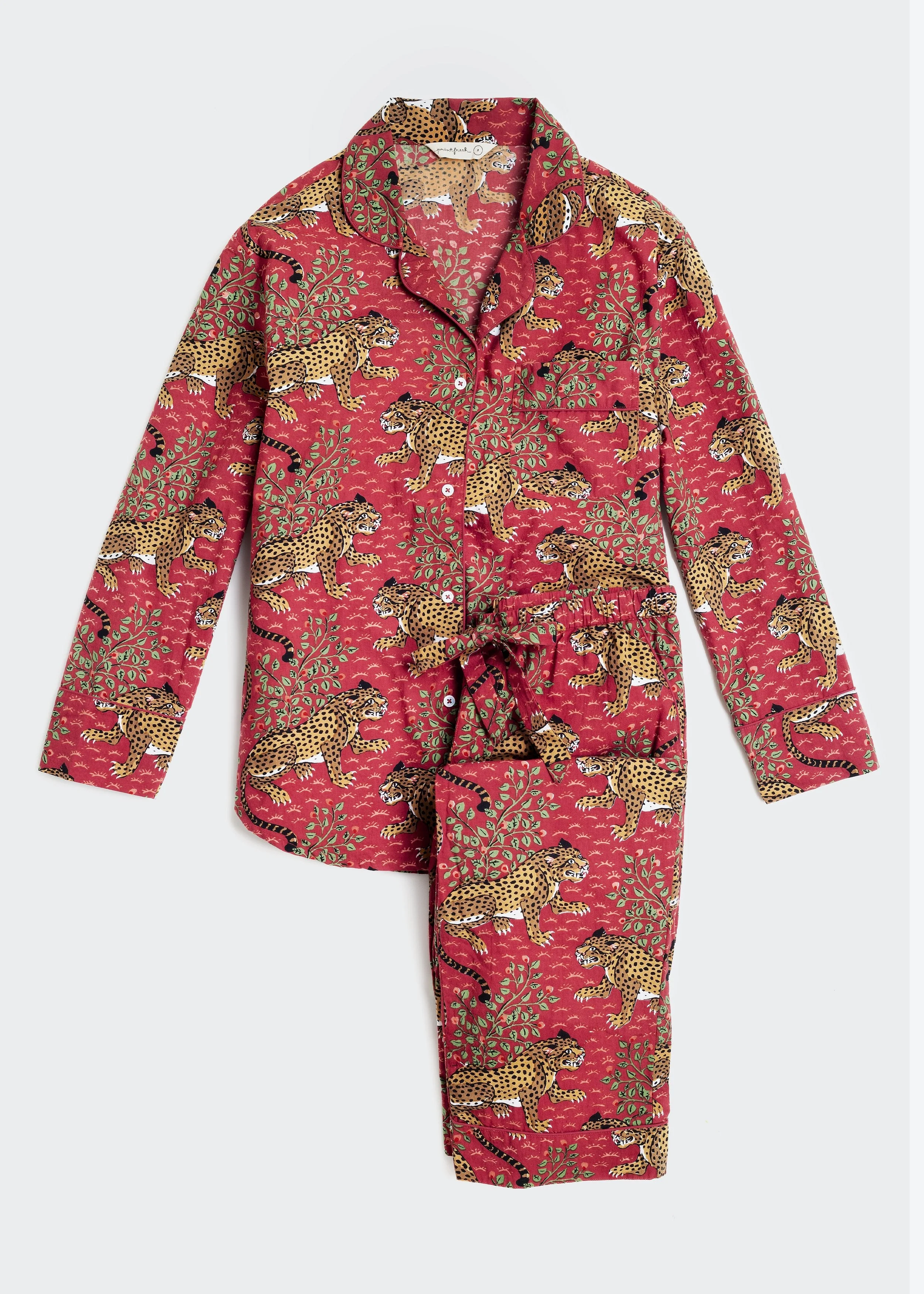 Bagheera - Long PJ Set | Scarlet - Image 3