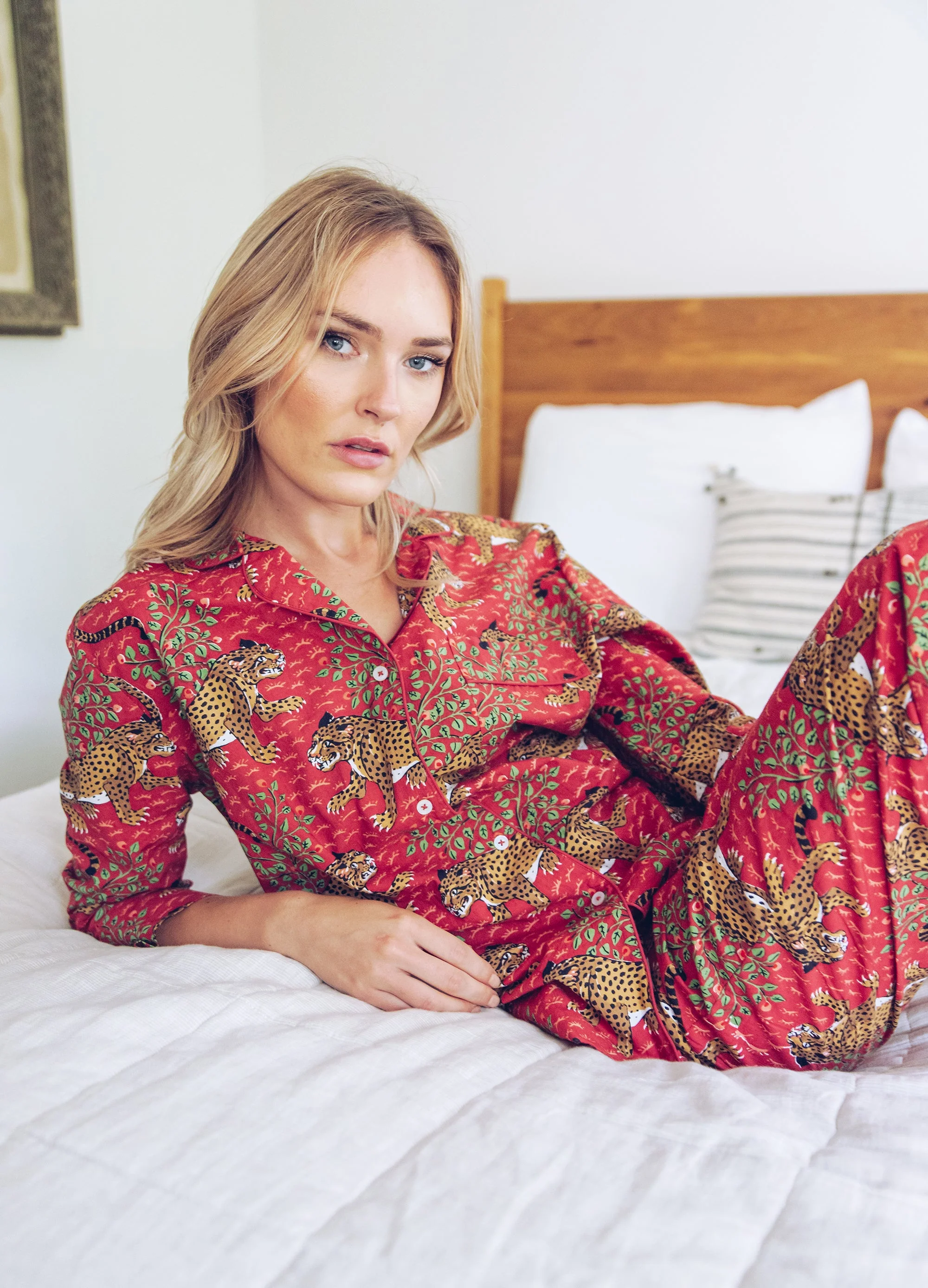 Bagheera - Long PJ Set | Scarlet - Image 4