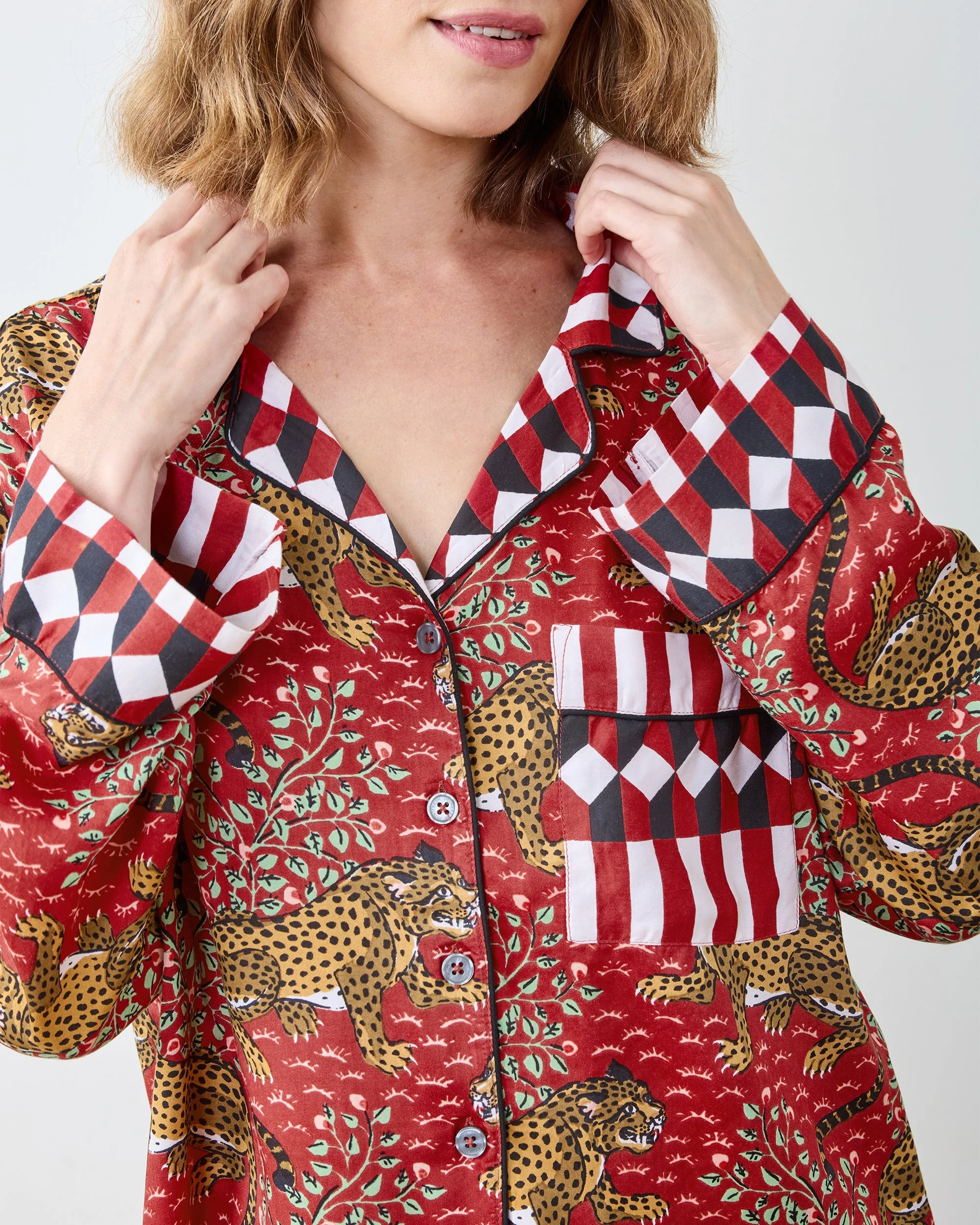 Bagheera - Petite Eco Satin Rittenhouse Set | Scarlet - Image 4
