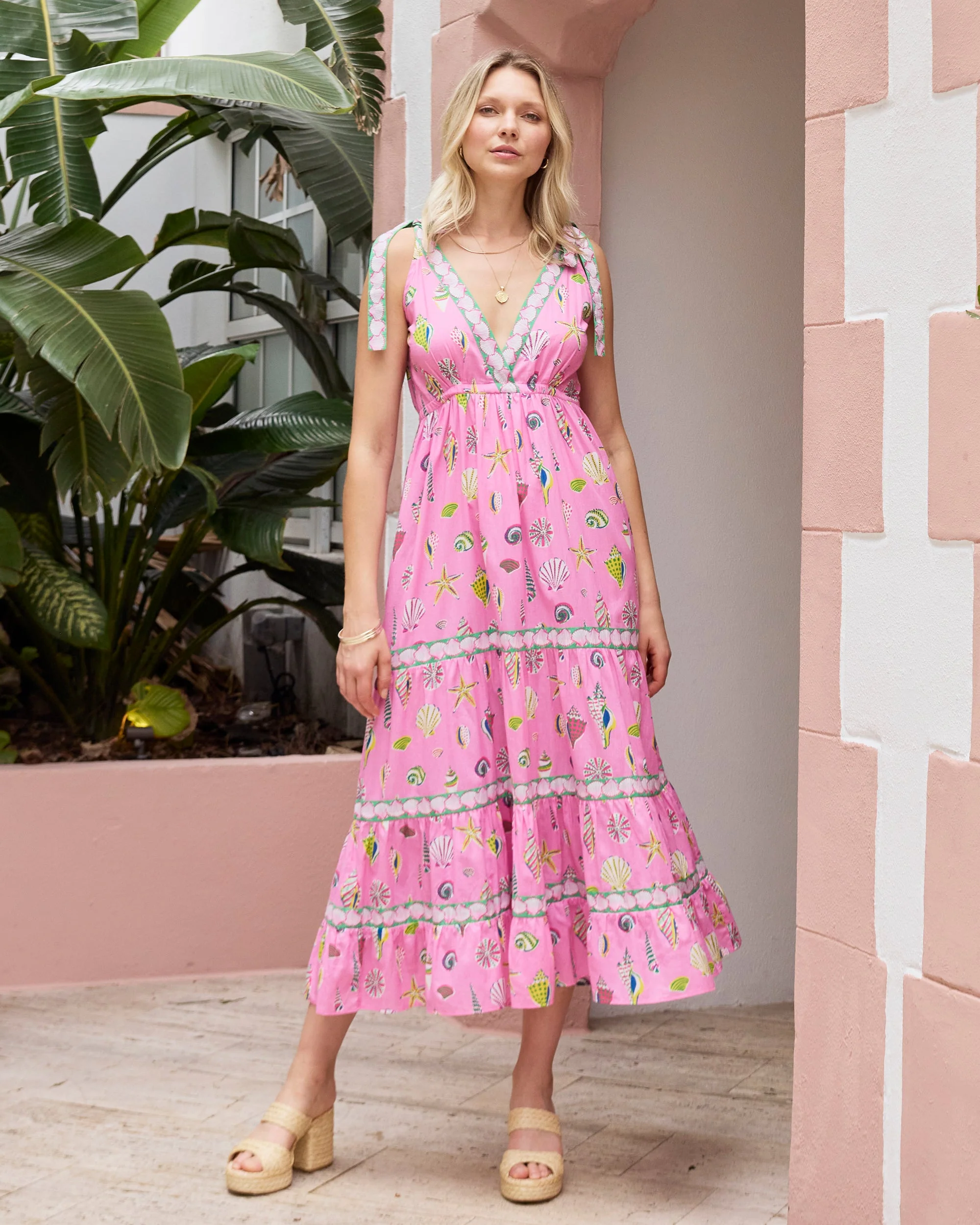 Beachcomber - Dune Dancer Dress | Neon Bubblegum - Image 4