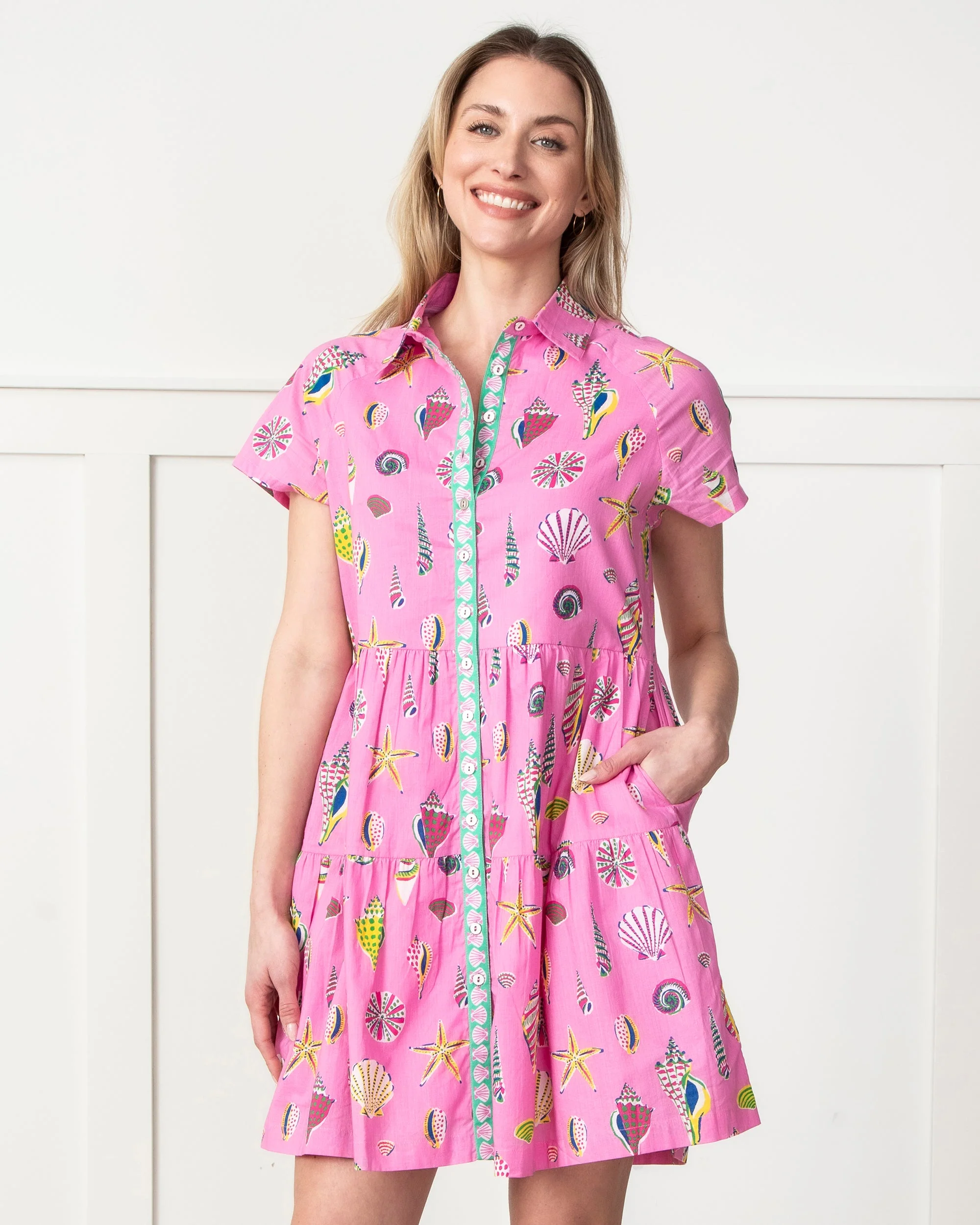 Beachcomber - Easy Elegance Dress | Neon Bubblegum - Image 4
