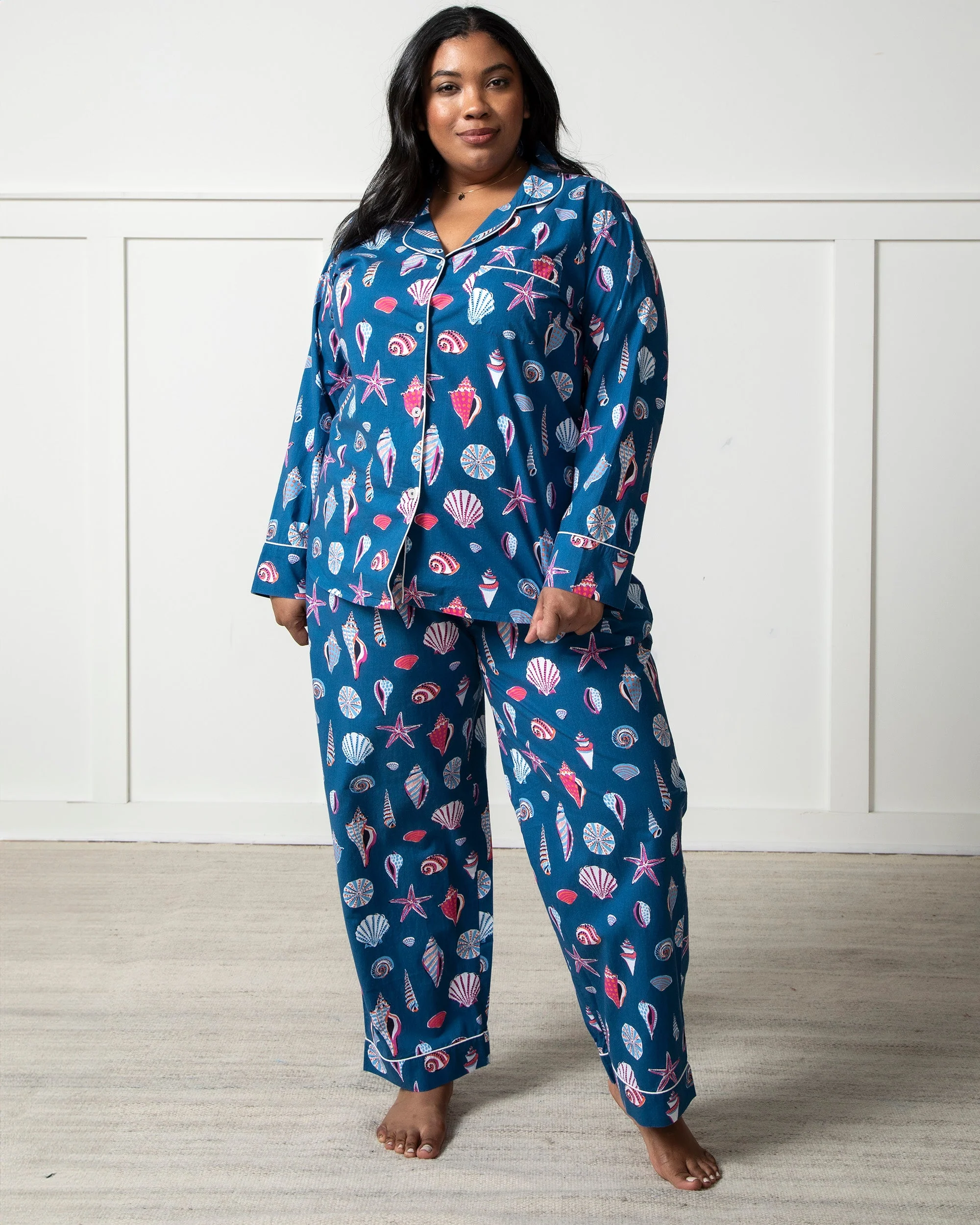 Beachcomber - Long PJ Set | Shoreline Blue - Image 2